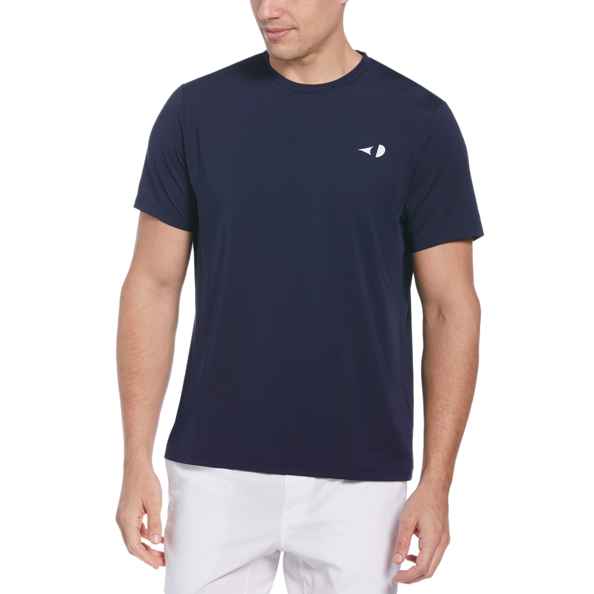 Pin Hole Mesh Men's Short Sleeve Tennis Shirt