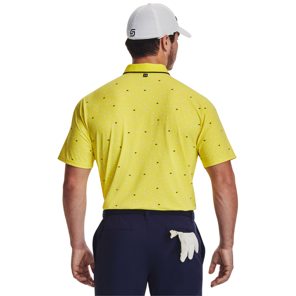 UA Iso-Chill Palm Dash Men's Short Sleeve Golf Polo Shirt