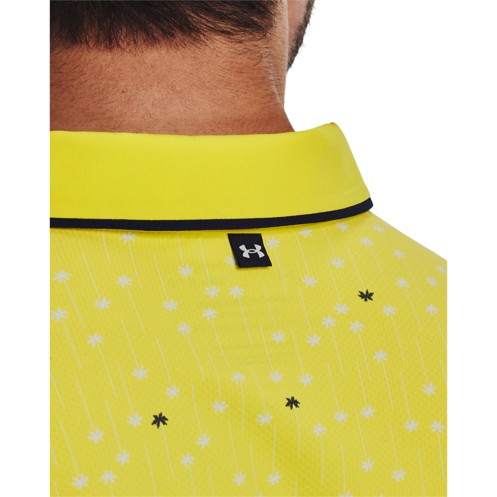 UA Iso-Chill Palm Dash Men's Short Sleeve Golf Polo Shirt