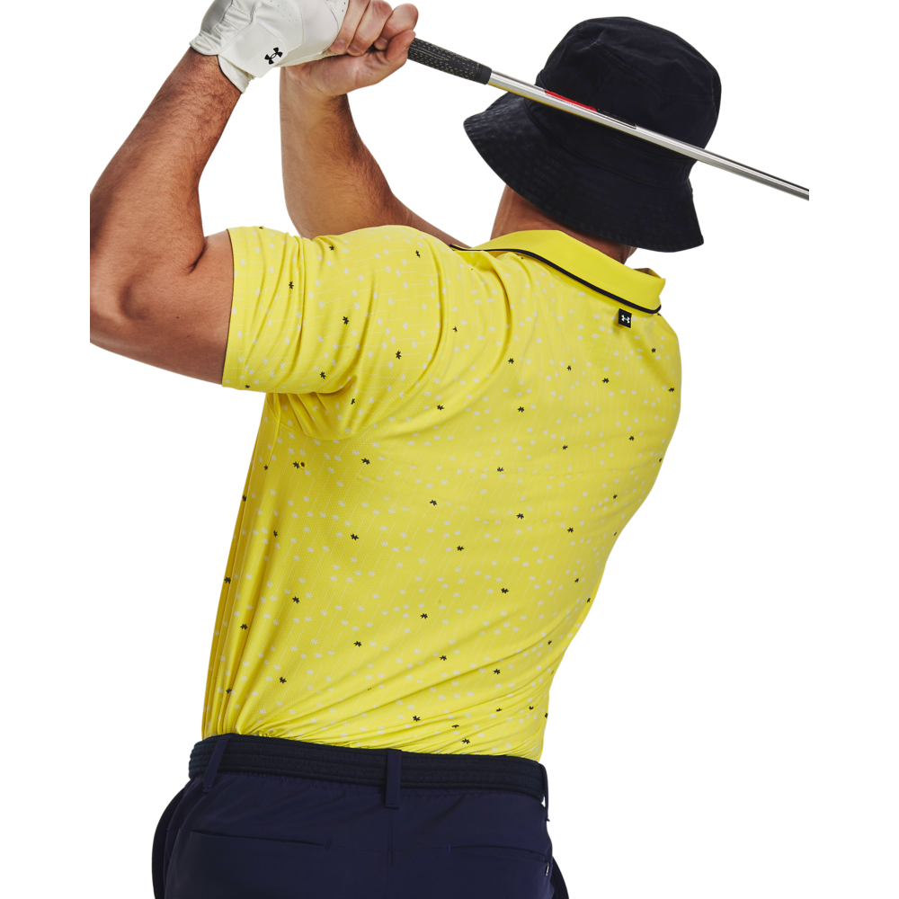 UA Iso-Chill Palm Dash Men's Short Sleeve Golf Polo Shirt