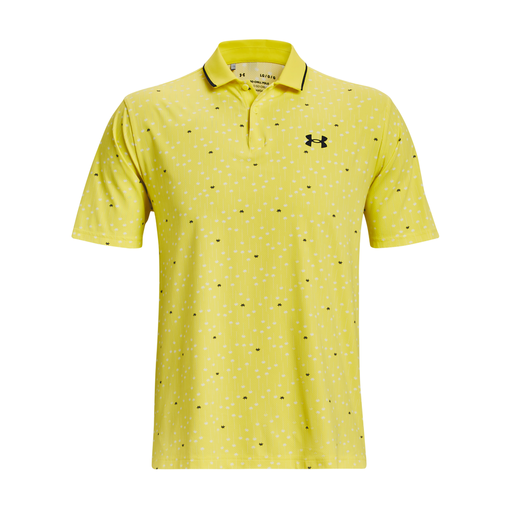 UA Iso-Chill Palm Dash Men's Short Sleeve Golf Polo Shirt