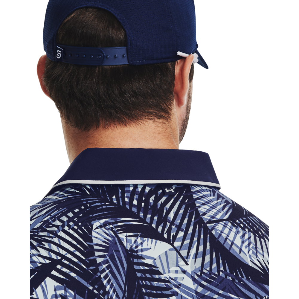 UA Iso-Chill Graphic Palm Men's Short Sleeve Golf Polo Shirt