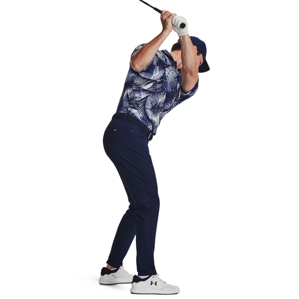 UA Iso-Chill Graphic Palm Men's Short Sleeve Golf Polo Shirt