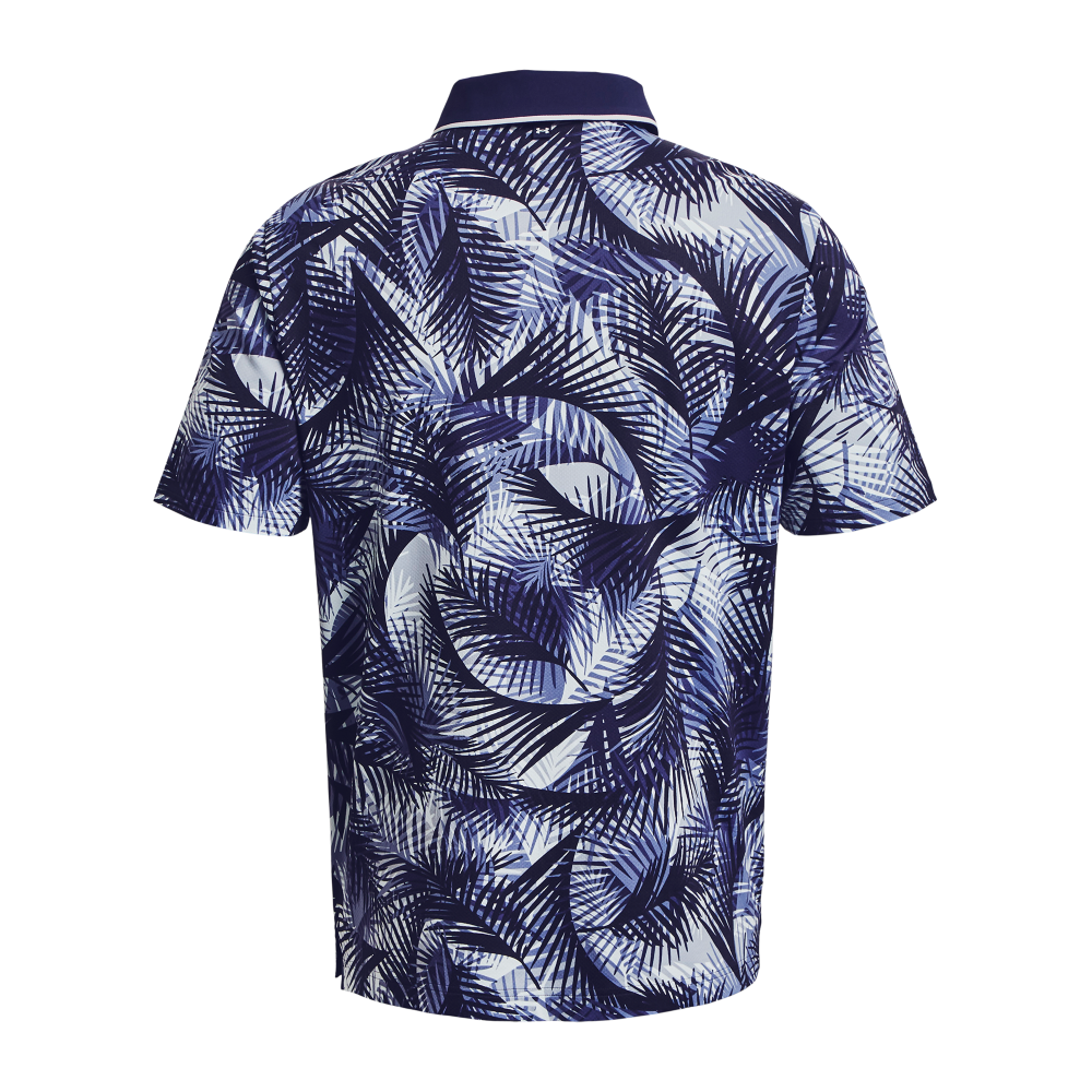 UA Iso-Chill Graphic Palm Men's Short Sleeve Golf Polo Shirt