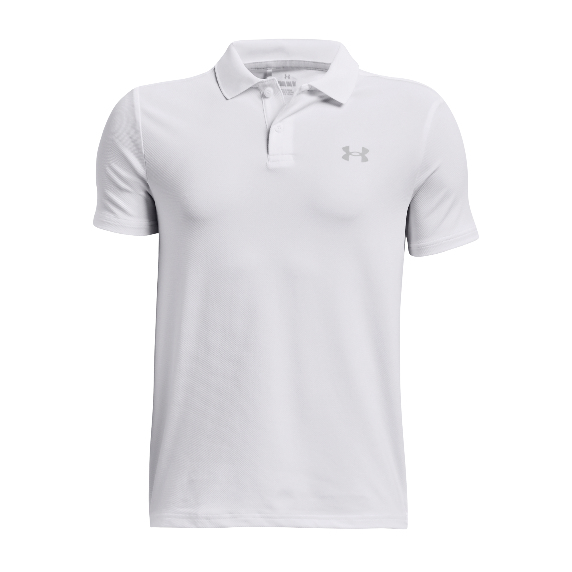 Under Armour Boys' UA Performance Polo, White, XL