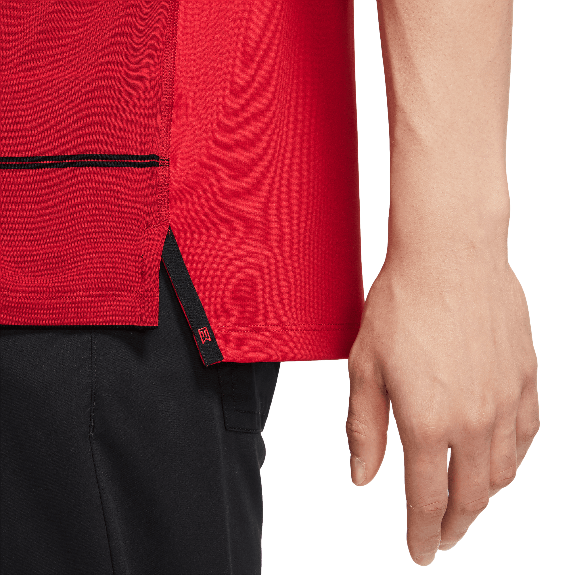 Dri-FIT Tiger Woods Striped Men's Short Sleeve Golf Polo Shirt