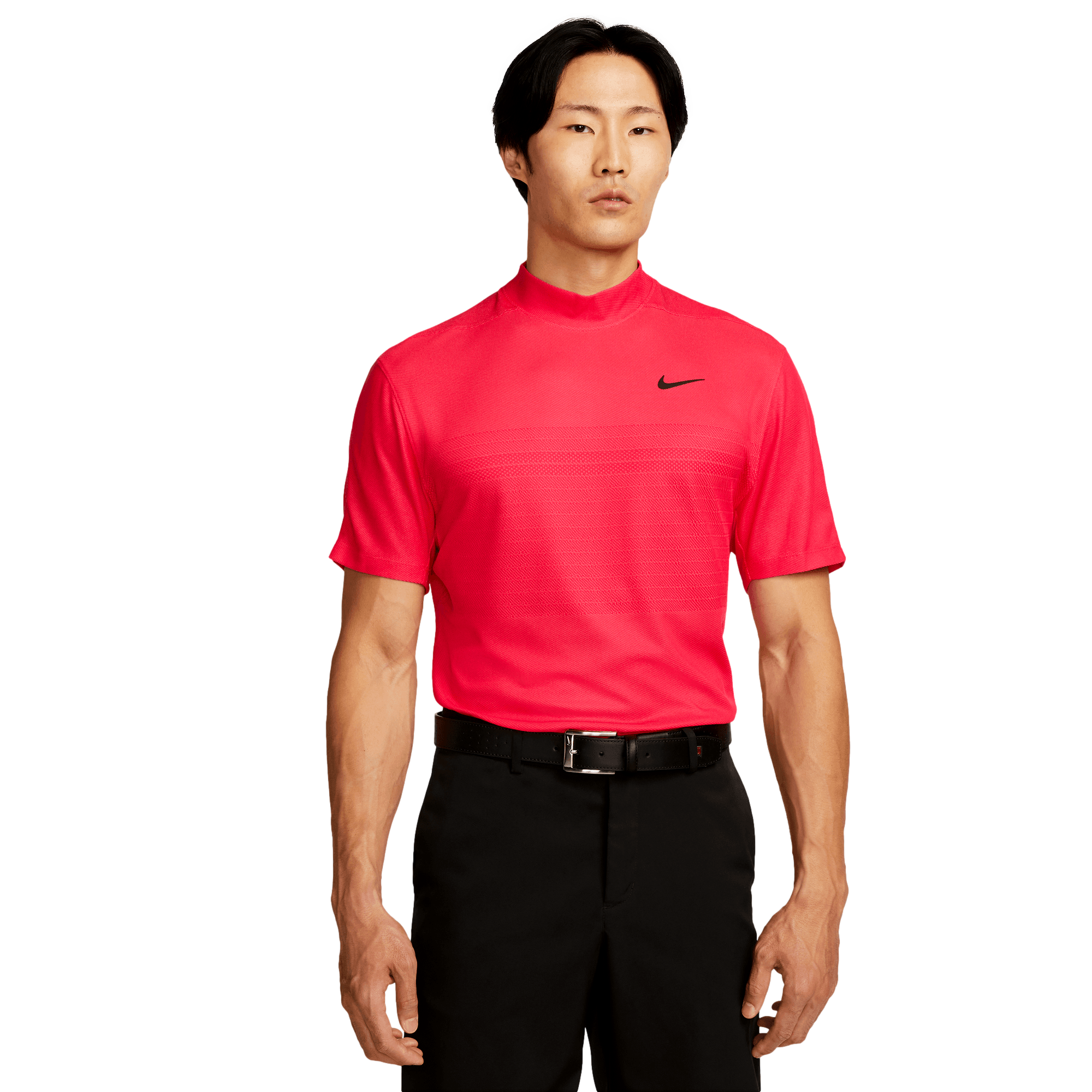 Nike mock neck polo best sale