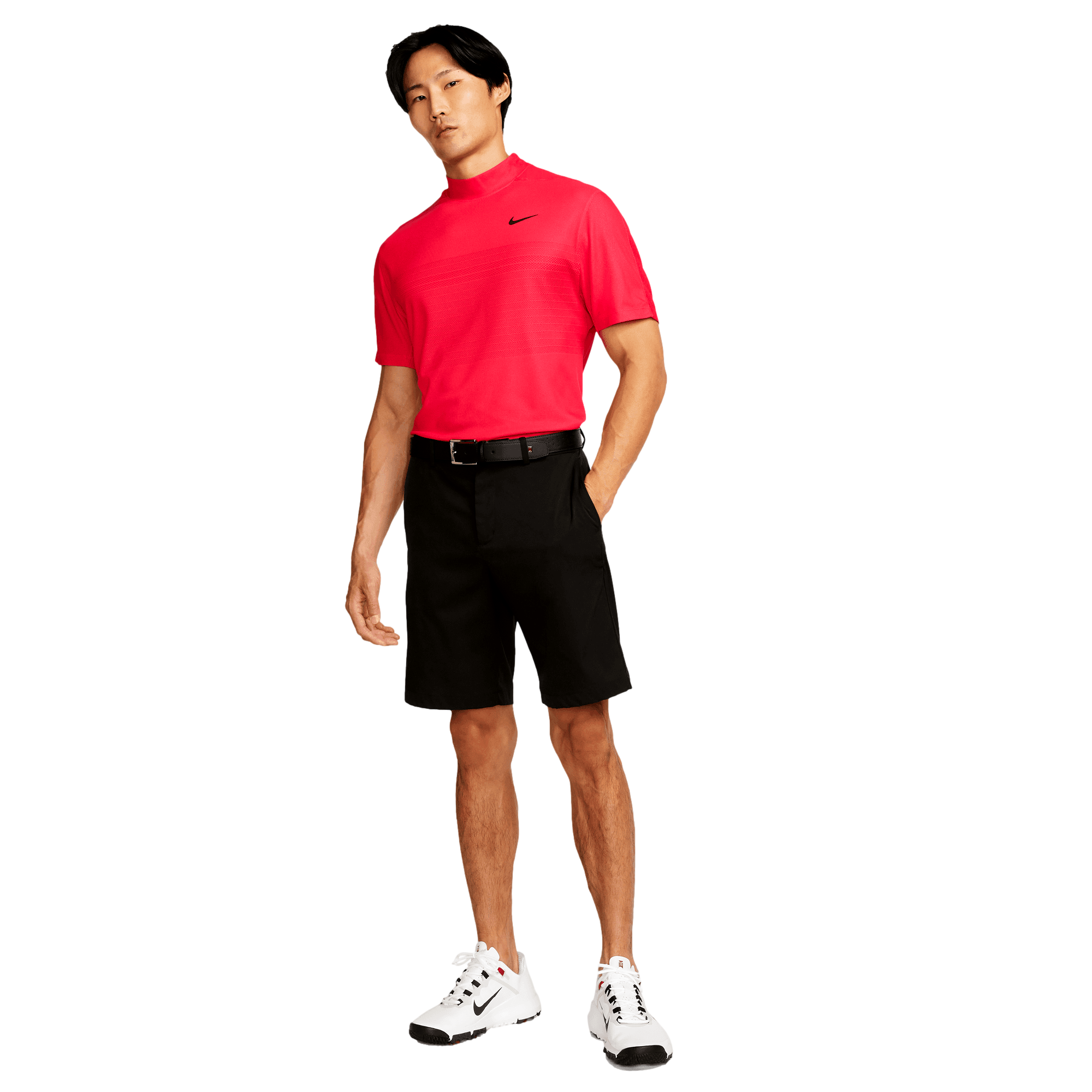 Tiger Woods Dri-FIT ADV  Mock-Neck Golf Polo
