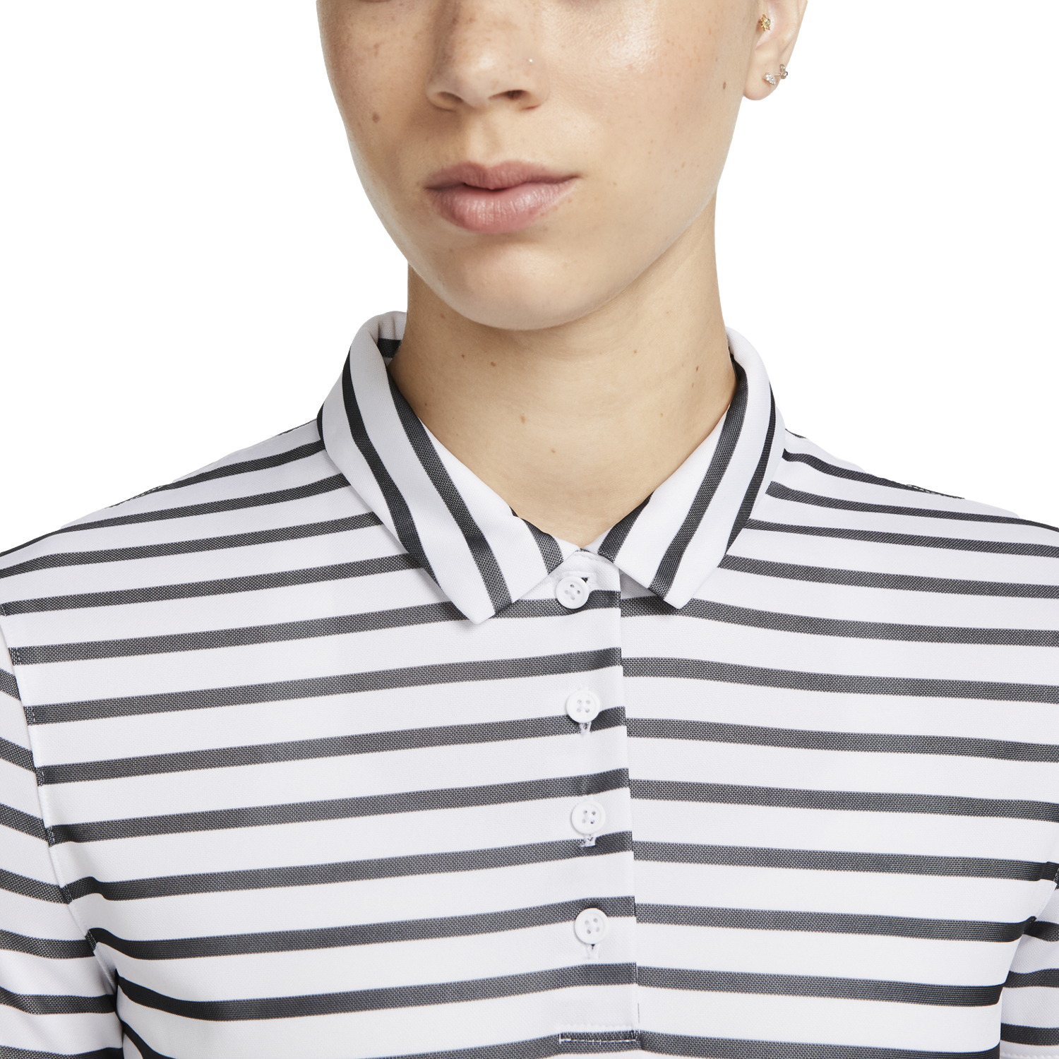 Dri-FIT Victory Striped Women's Short Sleeve Golf Polo Shirt