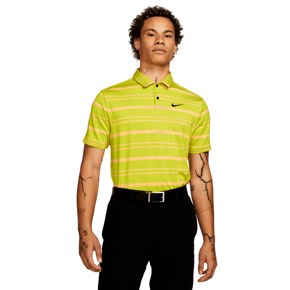 Nike Dri FIT Tour Men s Striped Golf Polo PGA TOUR Superstore