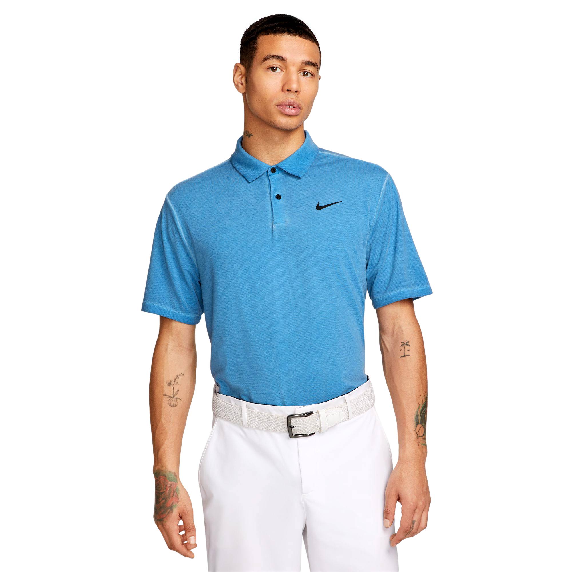 Men's Printed Dry Fit Moisture Wicking Lightweight Golf Polo