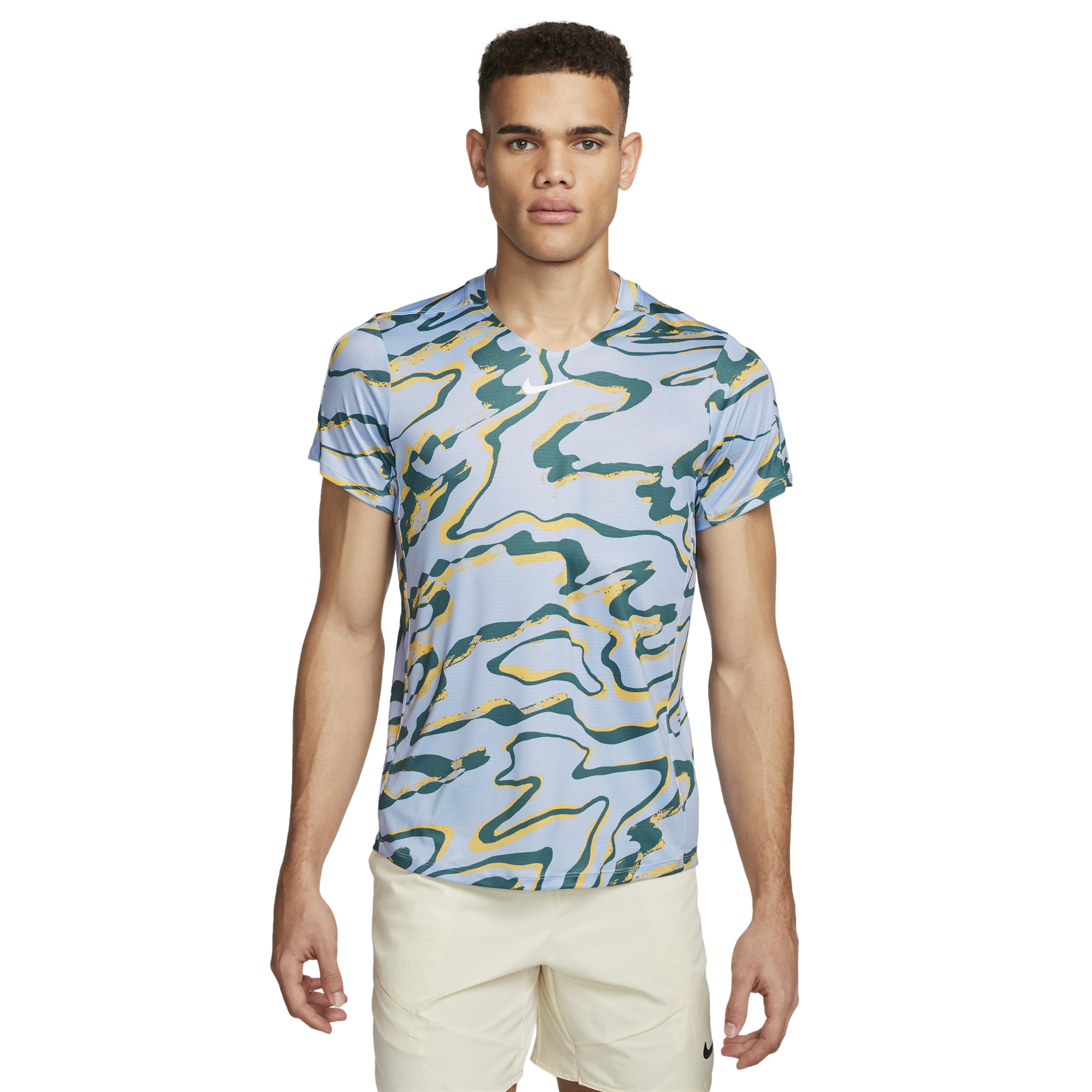 NikeCourt Dri-FIT Advantage Men's Print Tennis Top