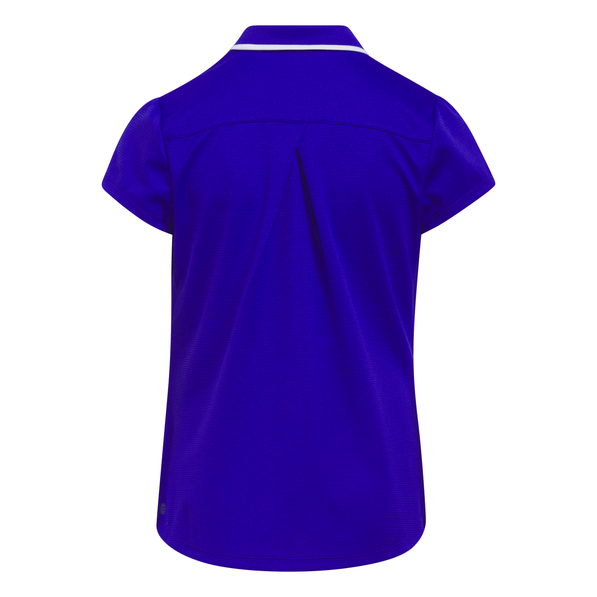 Tipped Collar Girls Shorts Sleeve Polo Shirt