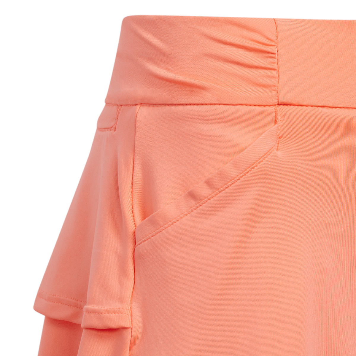 Girls Solid Ruffle Skort