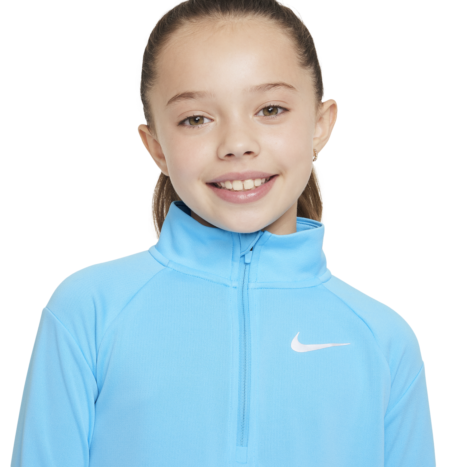 Dri-FIT Girls' Quarter Zip Pull Over