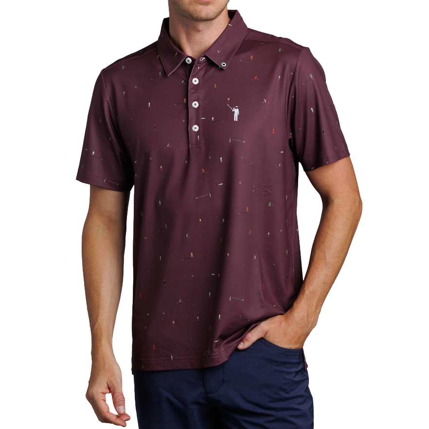 Still Playing Around Men's Short Sleeve Golf Polo Shirt