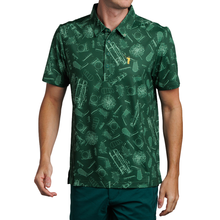 William Murray It's In The Bag Polo Short Sleeve Polo Shirt PGA