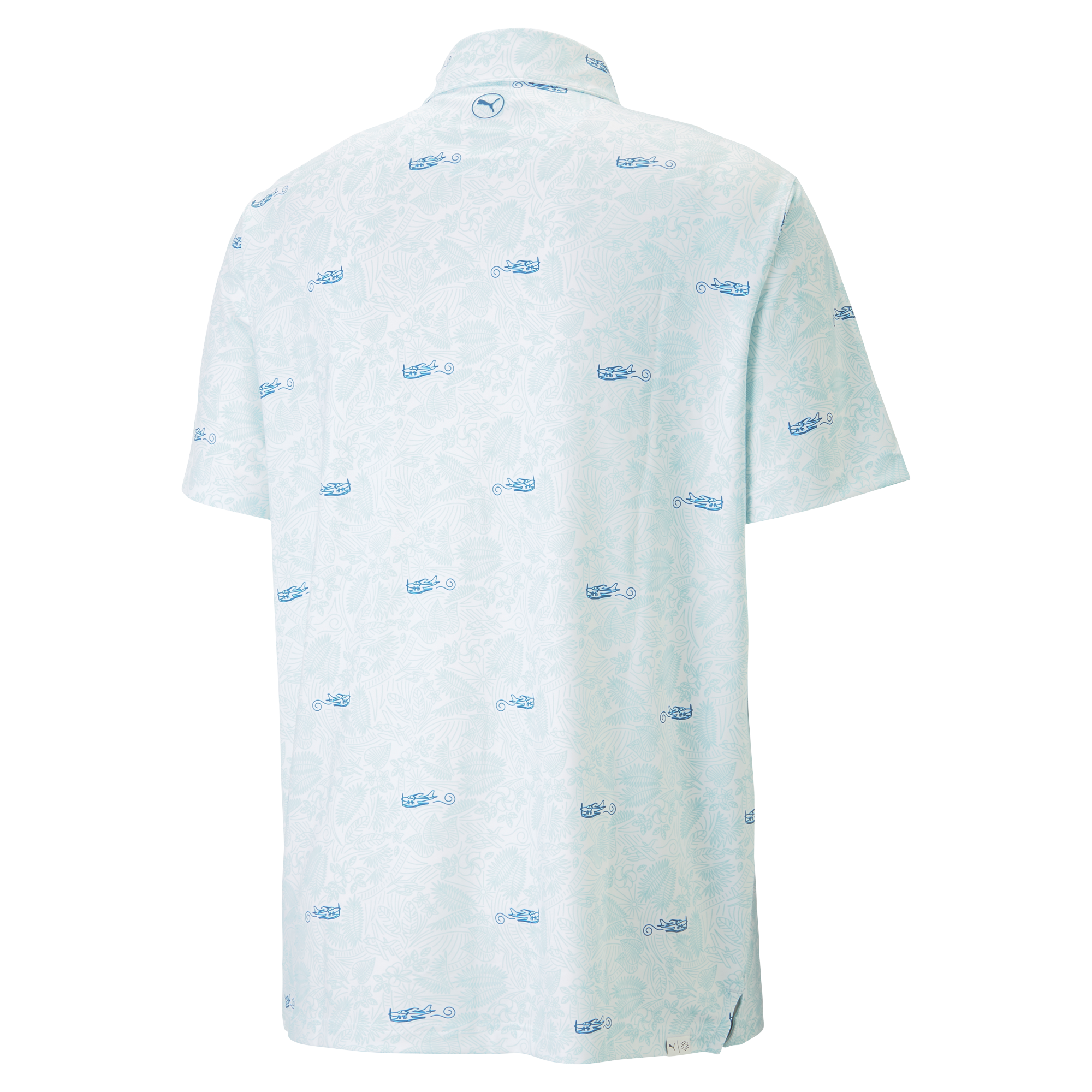 MATTR Seaplanes Men's Short Sleeve Golf Polo Shirt