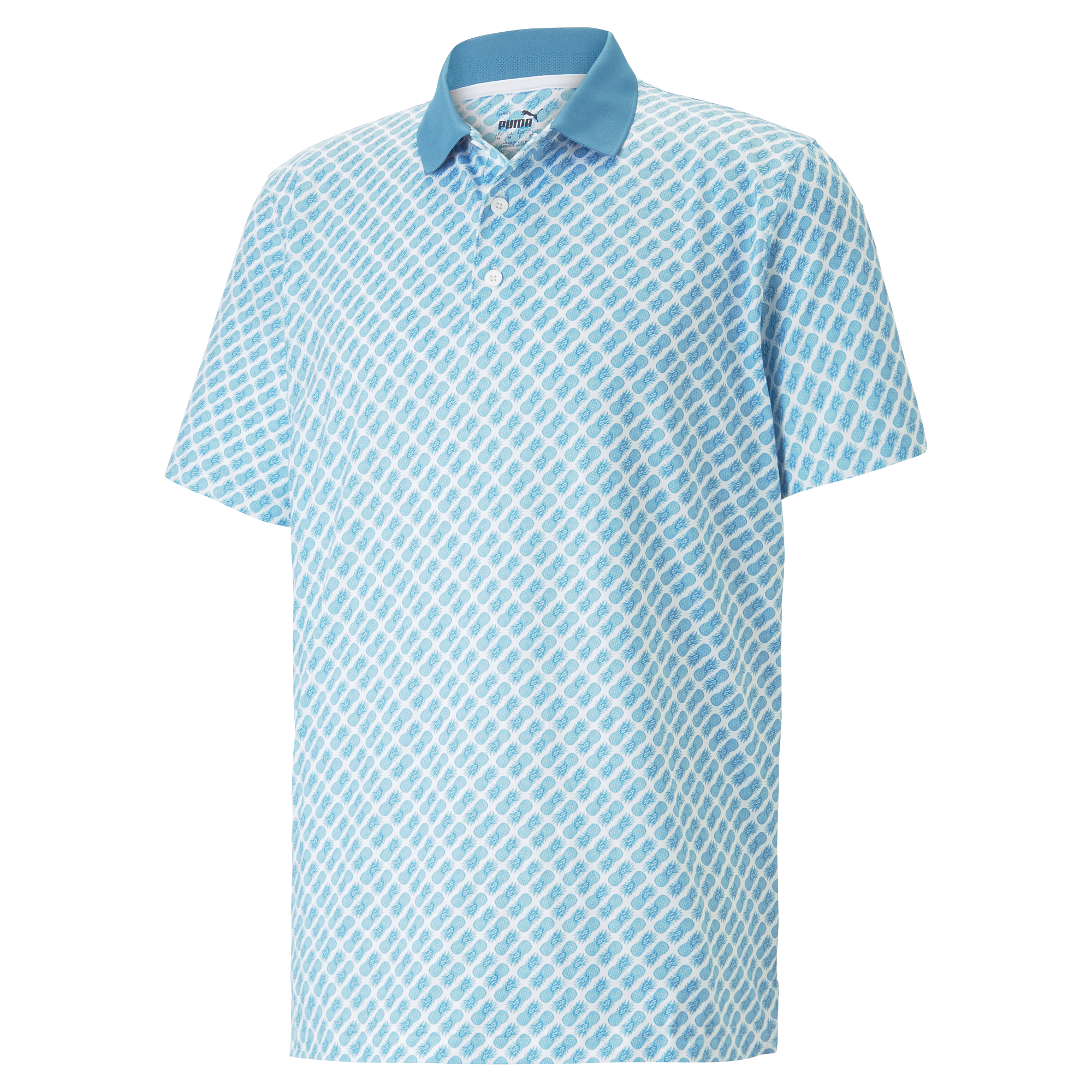 MATTR Pineapples Men's Short Sleeve Golf Polo Shirt