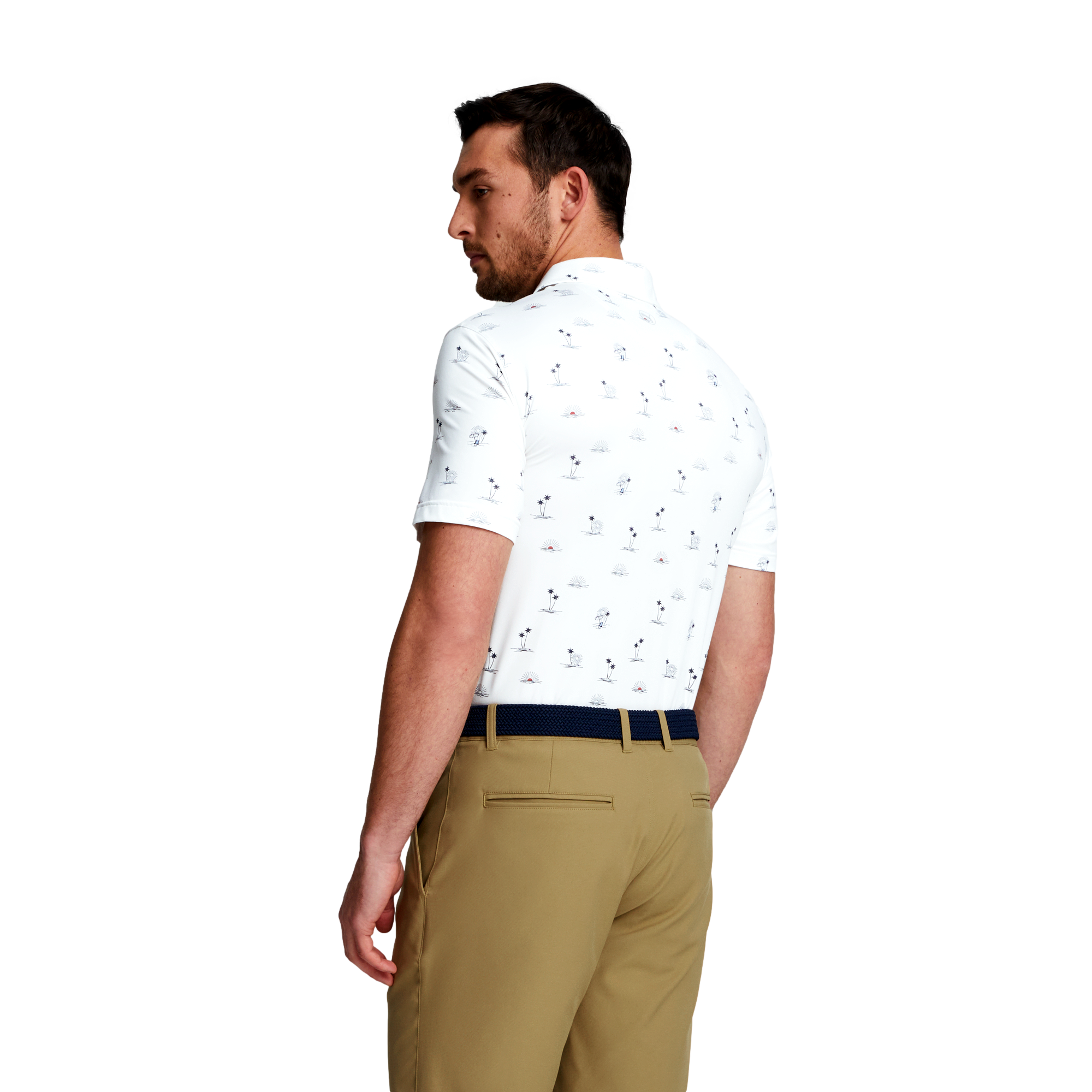 Cloudspun Horizons Men's Short Sleeve Golf Polo Shirt