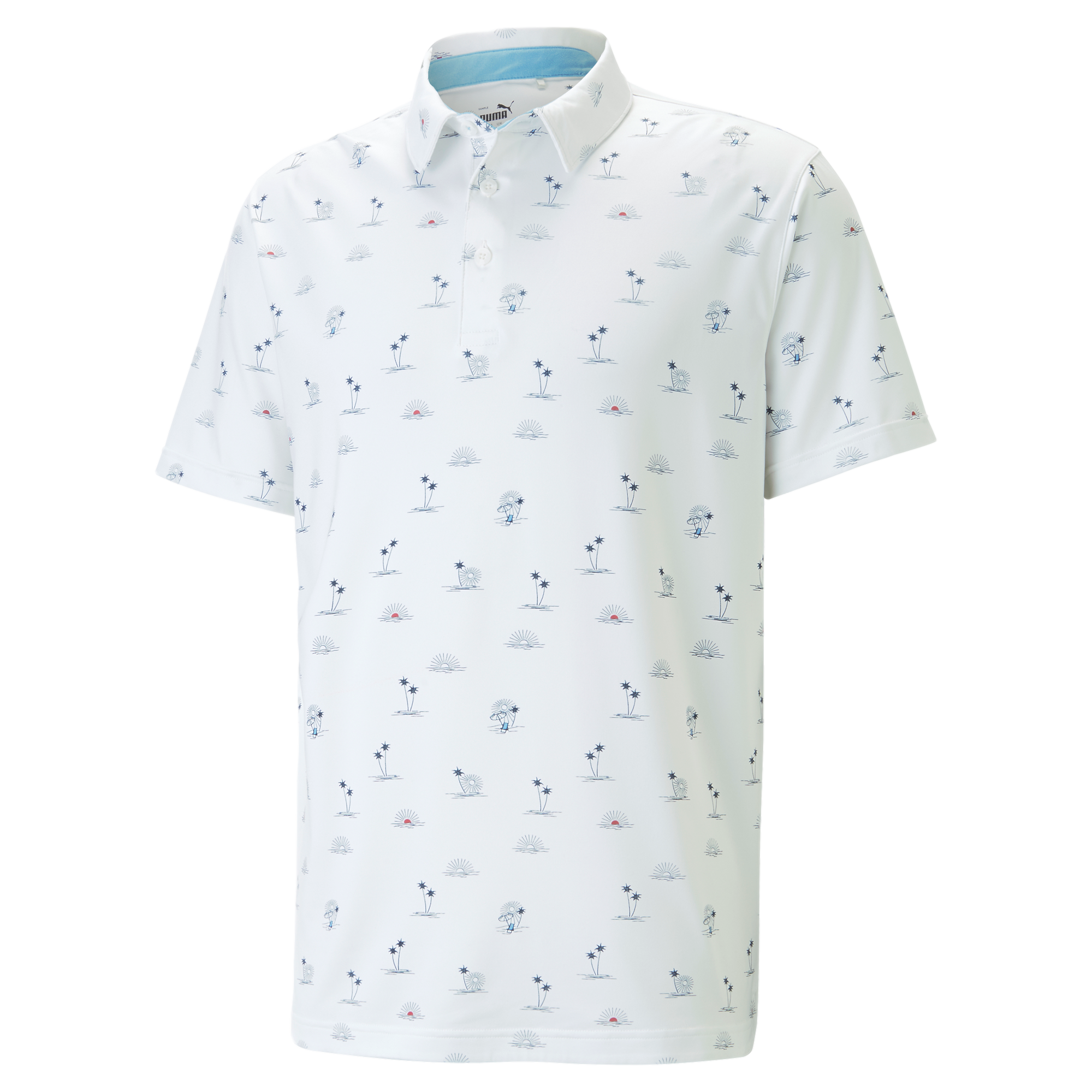 Cloudspun Horizons Men's Short Sleeve Golf Polo Shirt