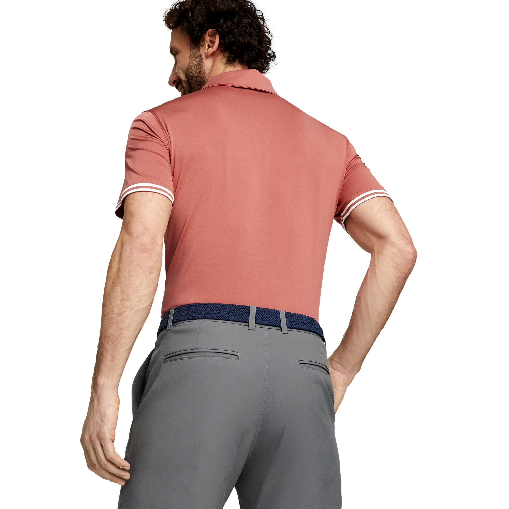 Mattr Track Men's Short Sleeve Golf Polo Shirt