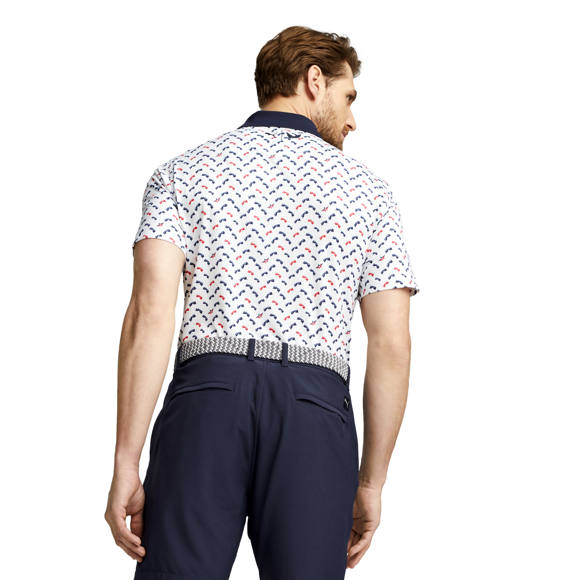 Volition Aviator Men's Short Sleeve Golf Polo Shirt