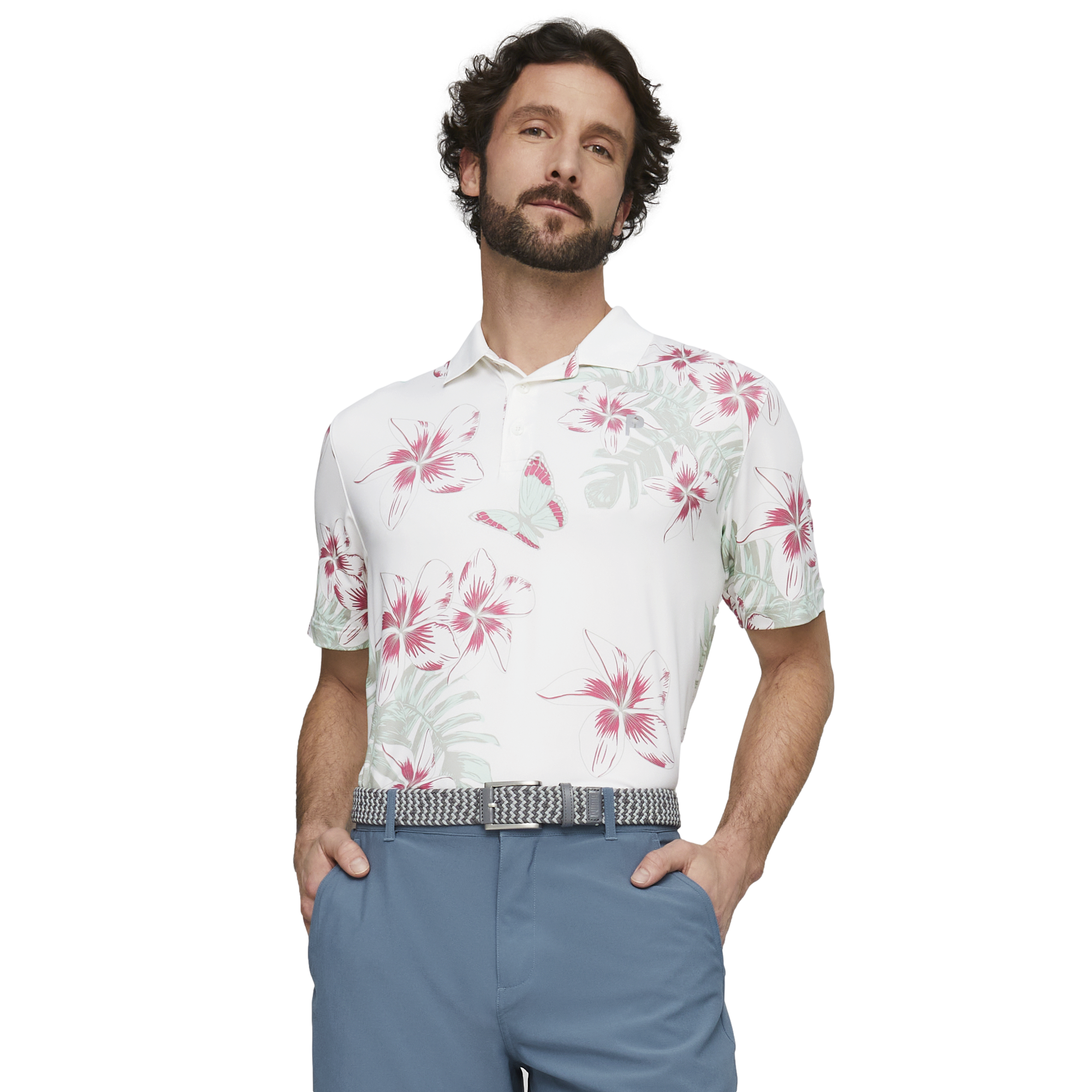 Puma X PTC Festival Men's Short Sleeve Golf Polo Shirt