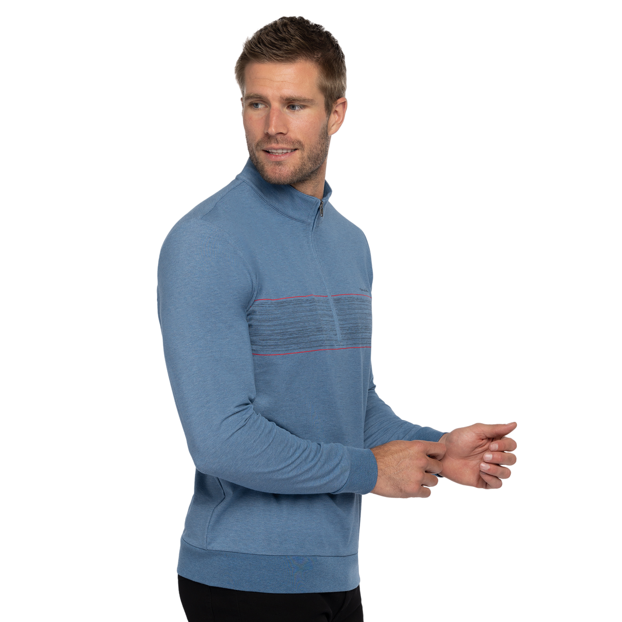 Splash Of Color Men's Golf Quarter Zip