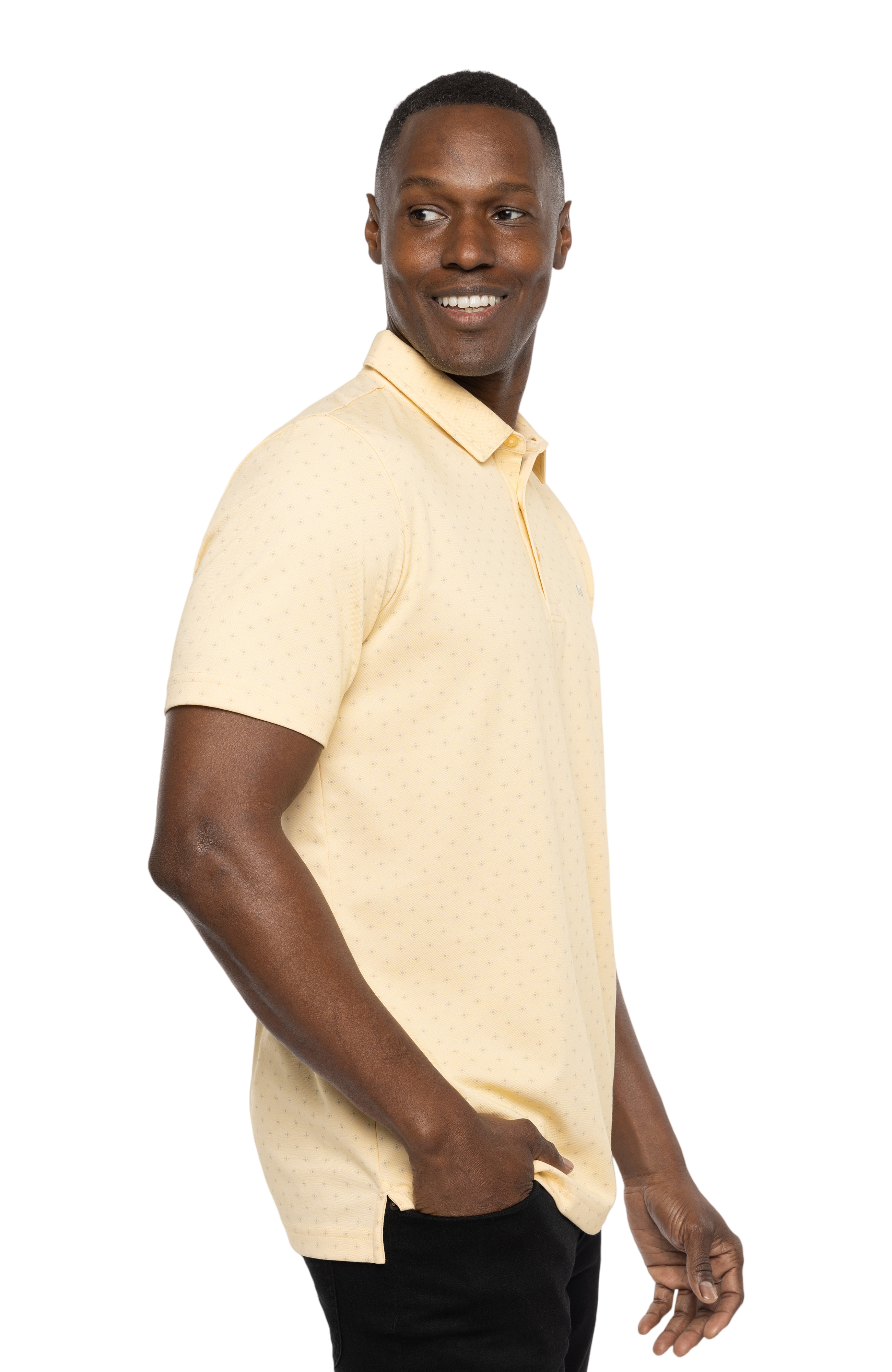 Bamboo Calm Men's Short Sleeve Golf Polo Shirt