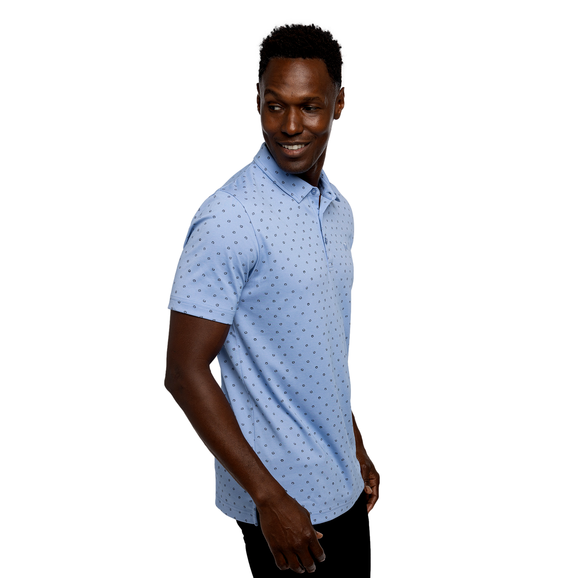Carnaval Men's Short Sleeve Golf Polo Shirt