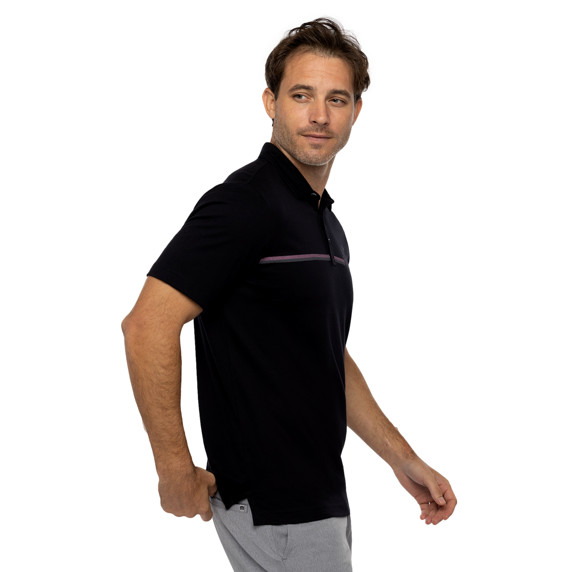 High Surf Men's Short Sleeve Golf Polo Shirt