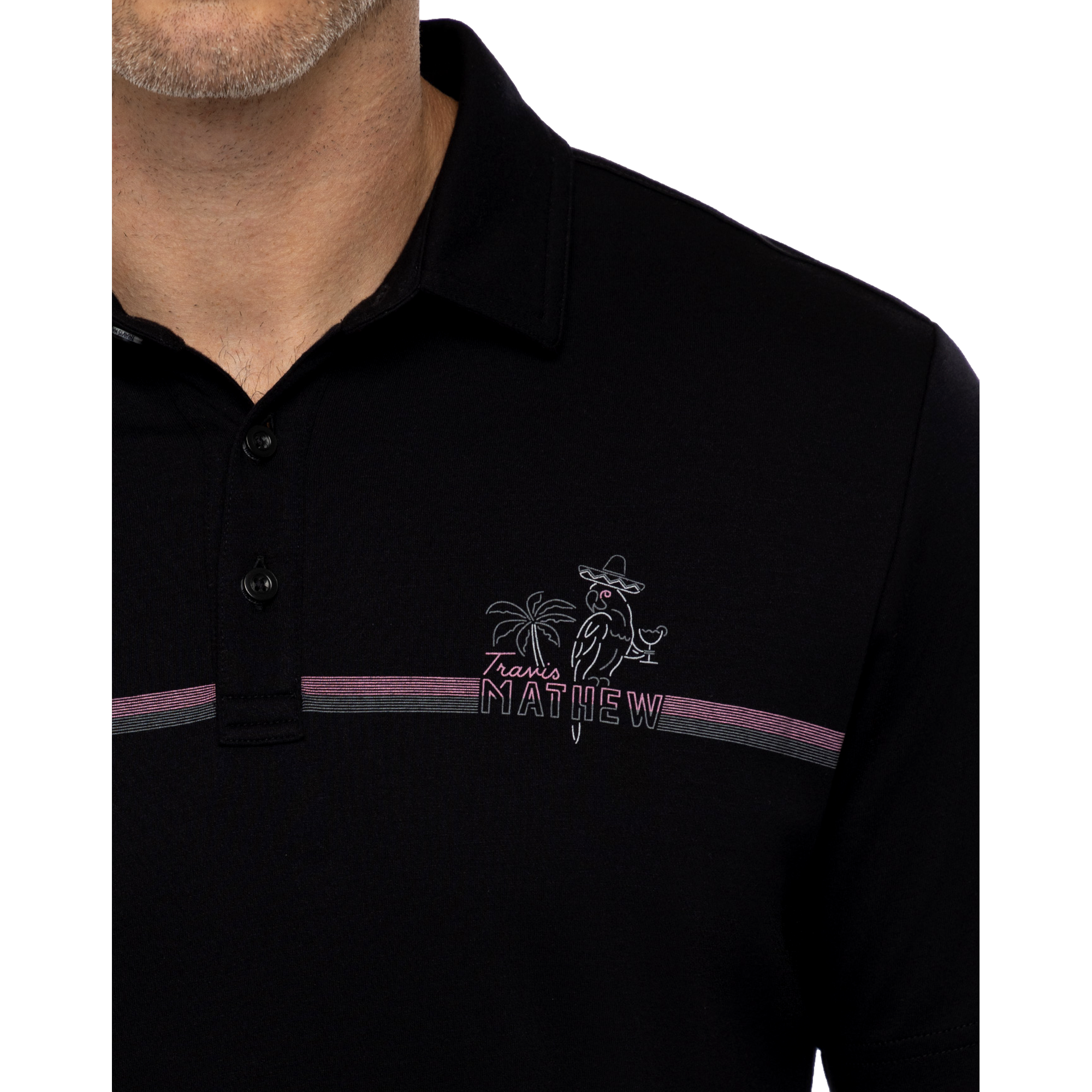 High Surf Men's Short Sleeve Golf Polo Shirt