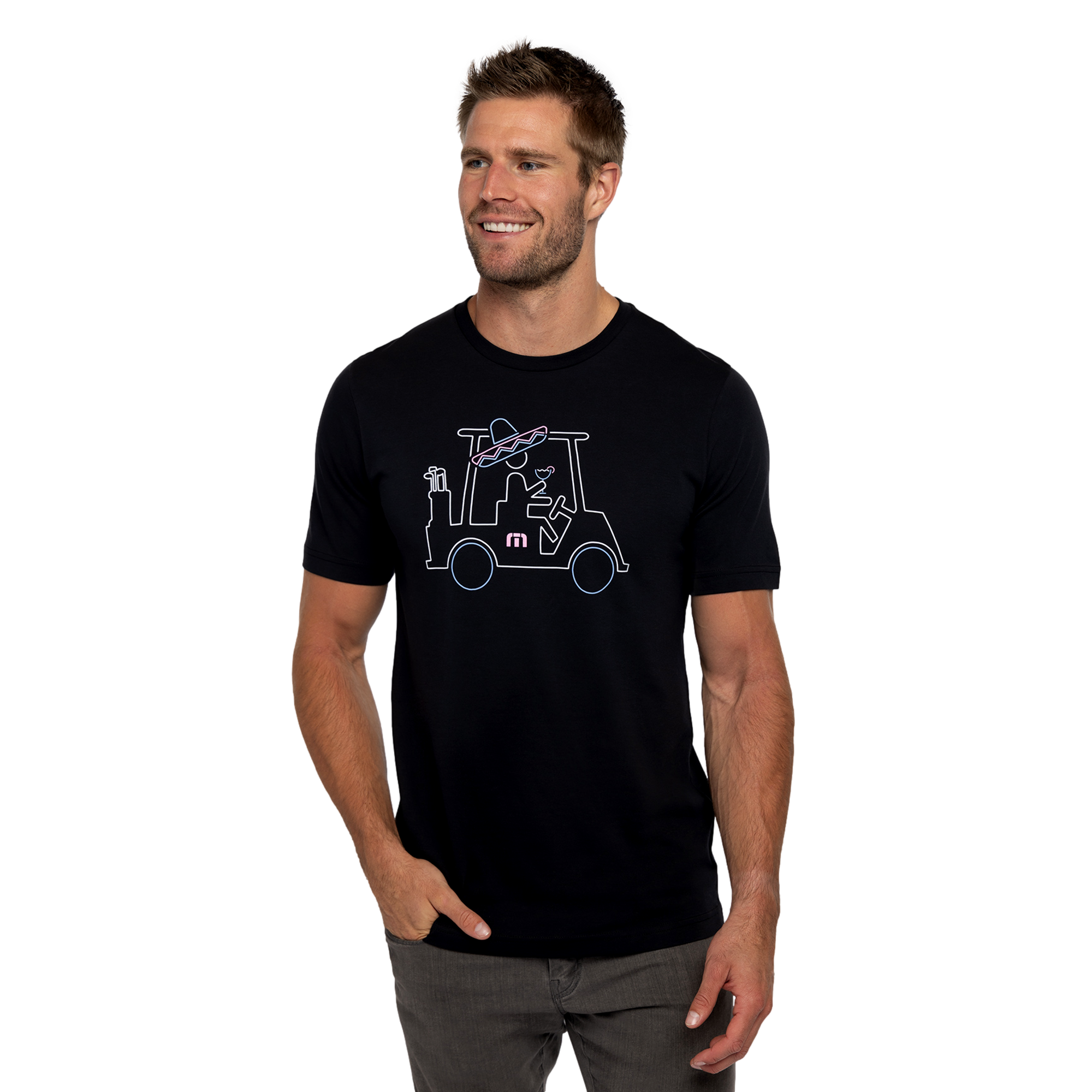 Playa Del Amor Men's Golf T-Shirt