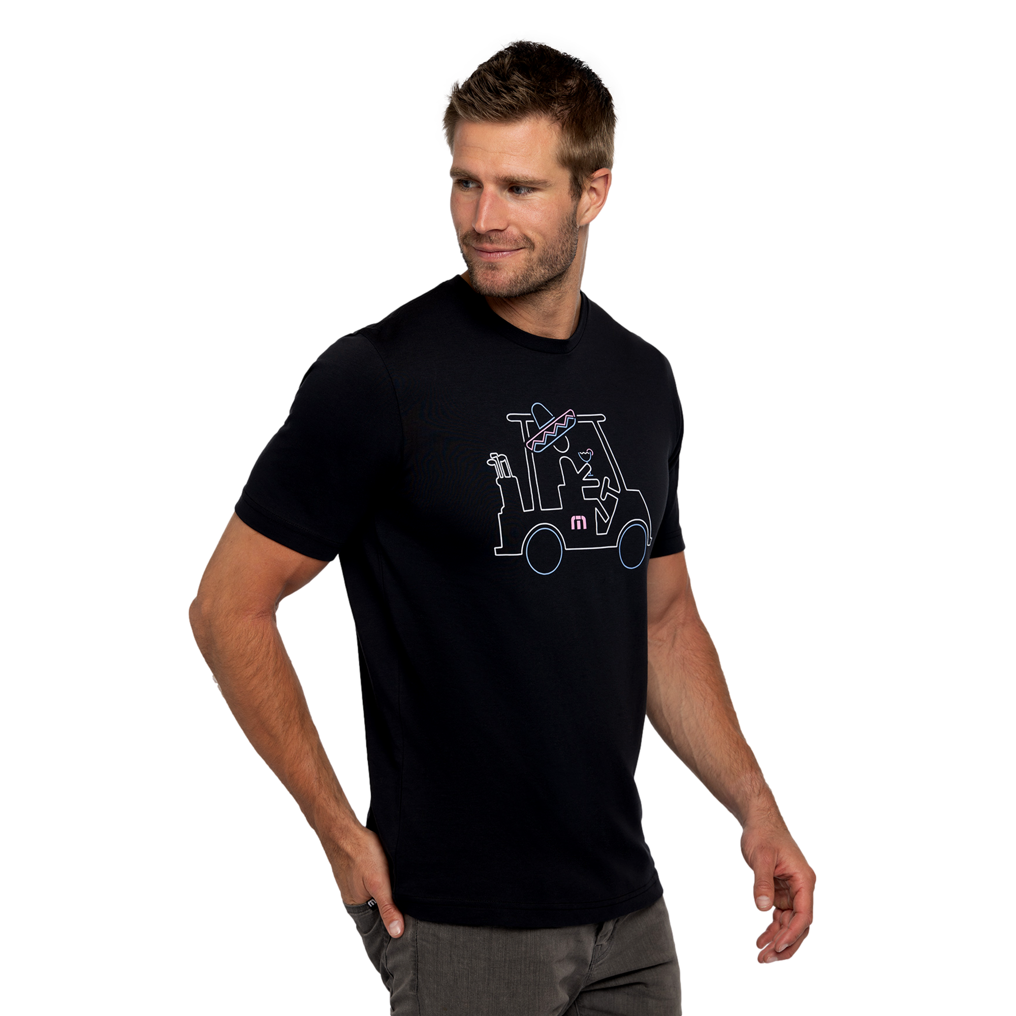 Playa Del Amor Men's Golf T-Shirt