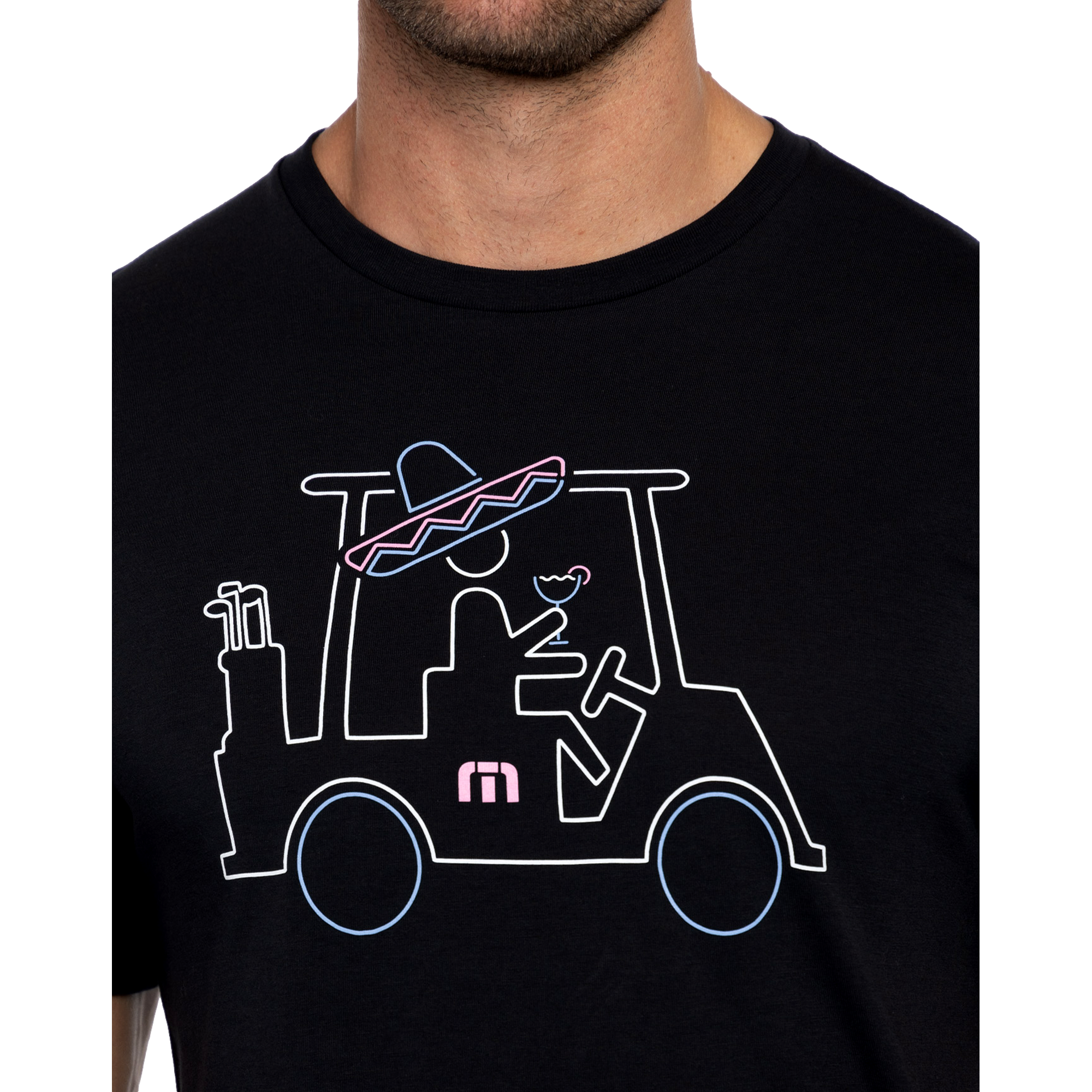 Playa Del Amor Men's Golf T-Shirt