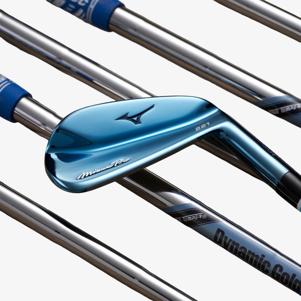 Mizuno Pro 221 Limited Edition Blue Irons w/ Steel Shafts Mizuno Pro 221 Limited Edition Blue Irons w/ Steel Shafts