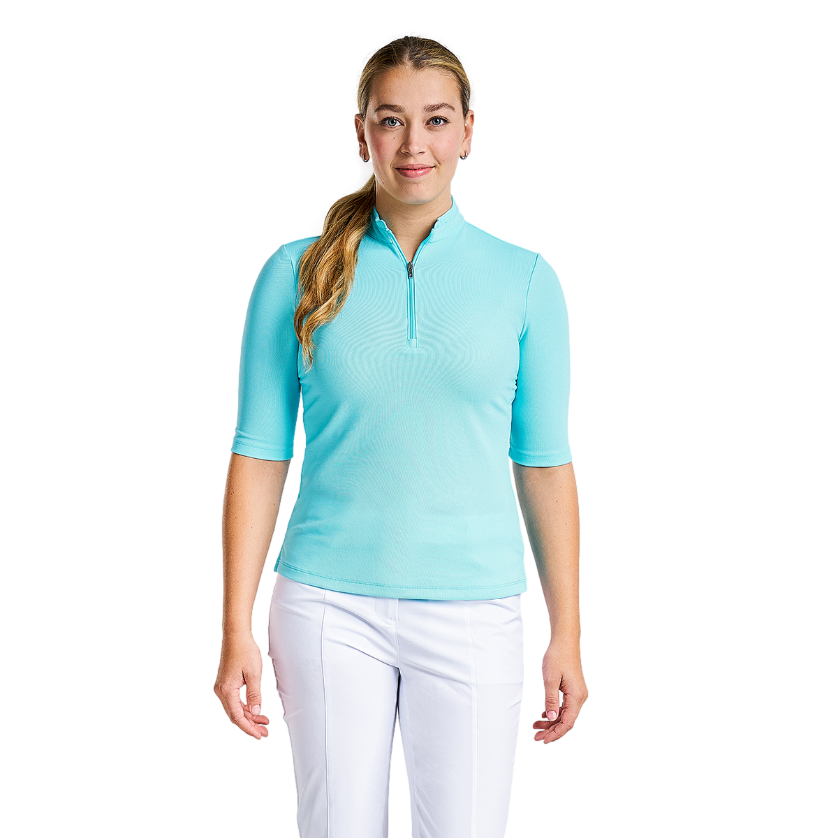 Nivo Sports Noa 3/4 Sleeve Pique Polo Shirt