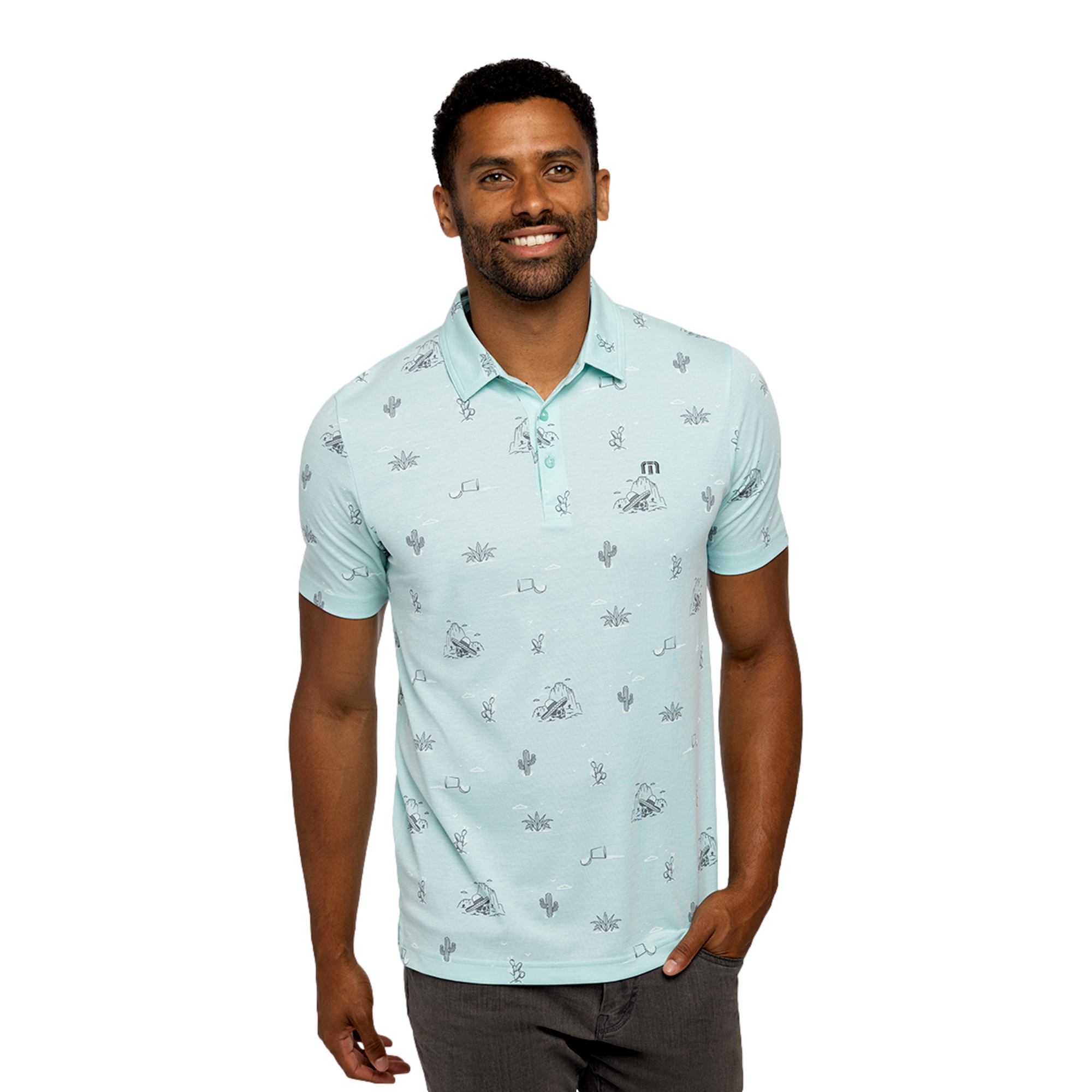 All The Tacos Men's Short Sleeve Golf Polo Shirt