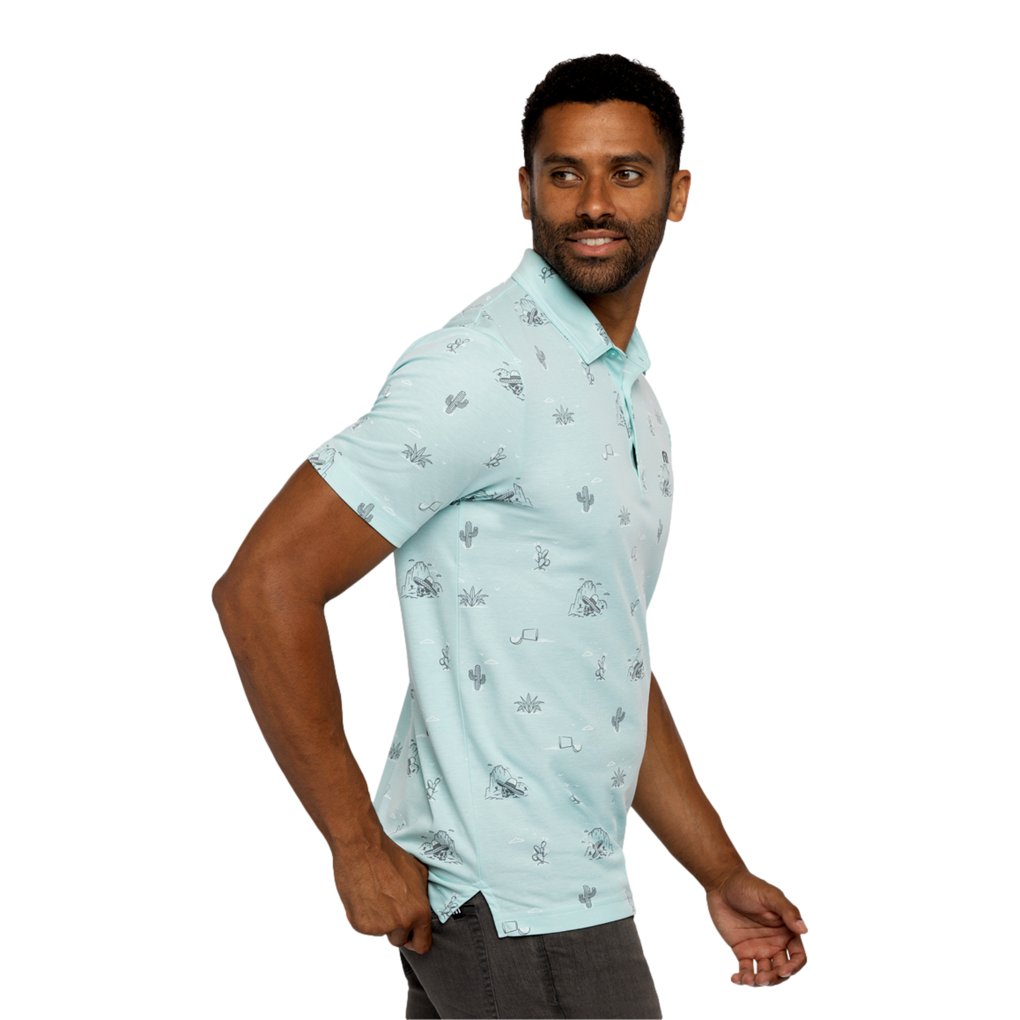 All The Tacos Men's Short Sleeve Golf Polo Shirt