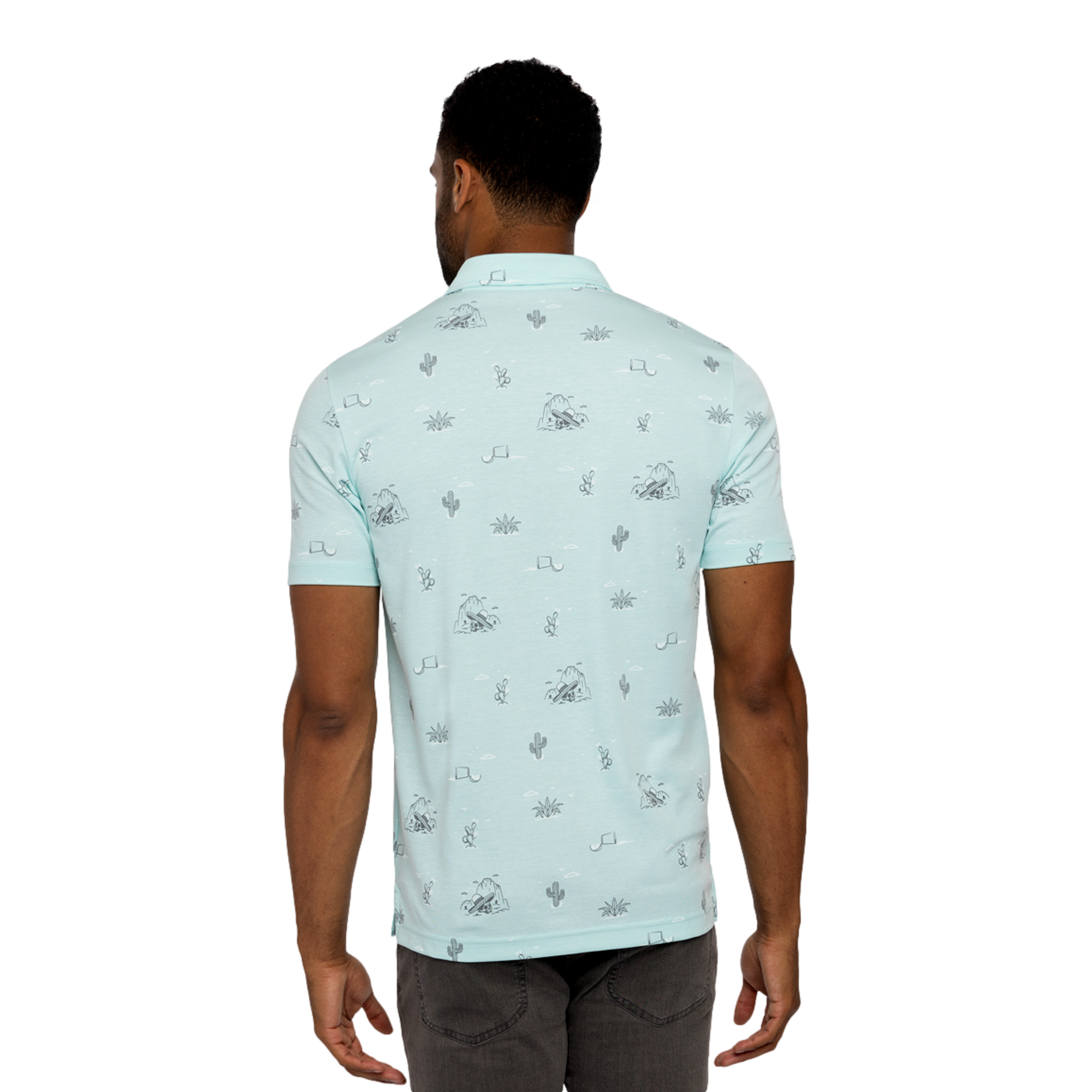 All The Tacos Men's Short Sleeve Golf Polo Shirt