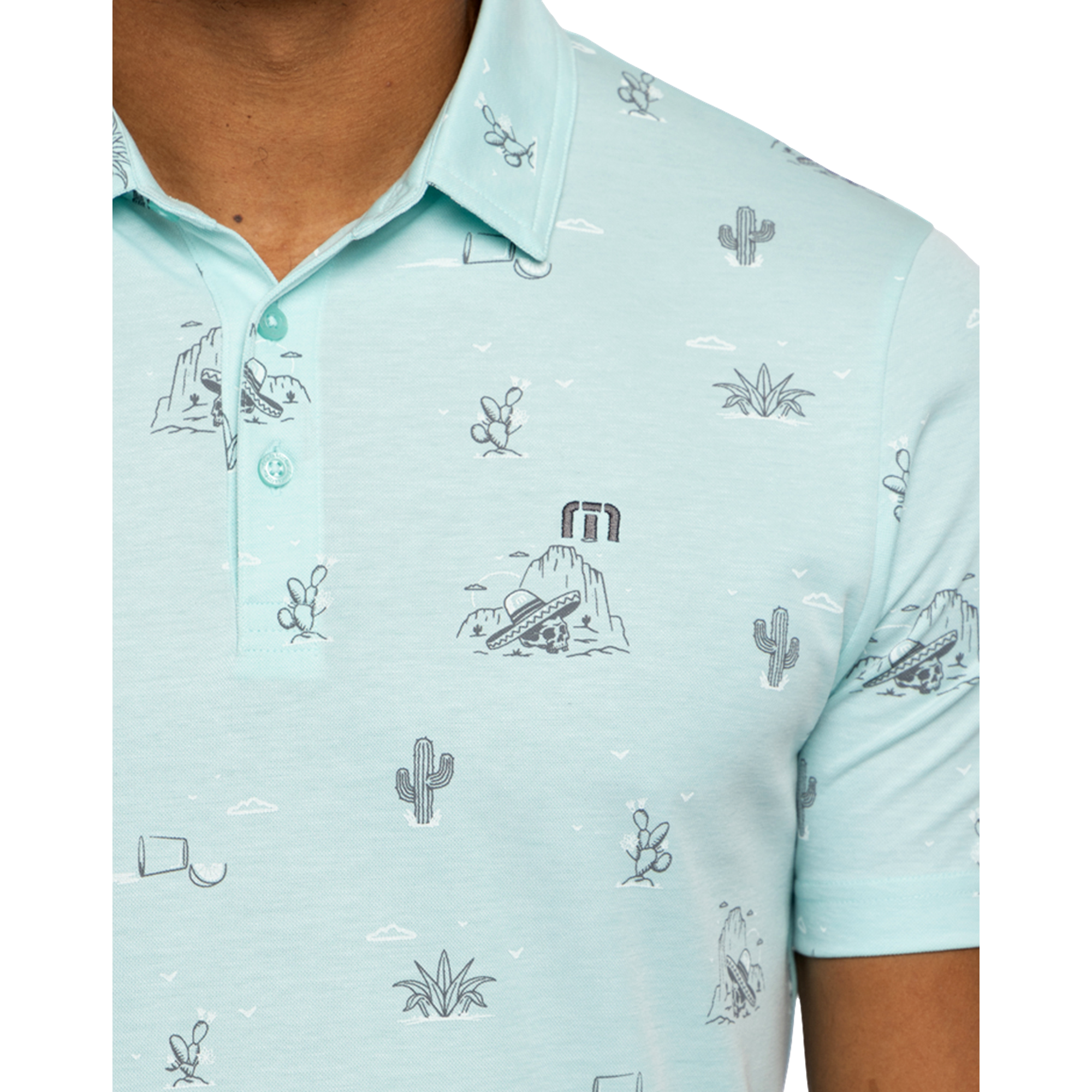 All The Tacos Men's Short Sleeve Golf Polo Shirt