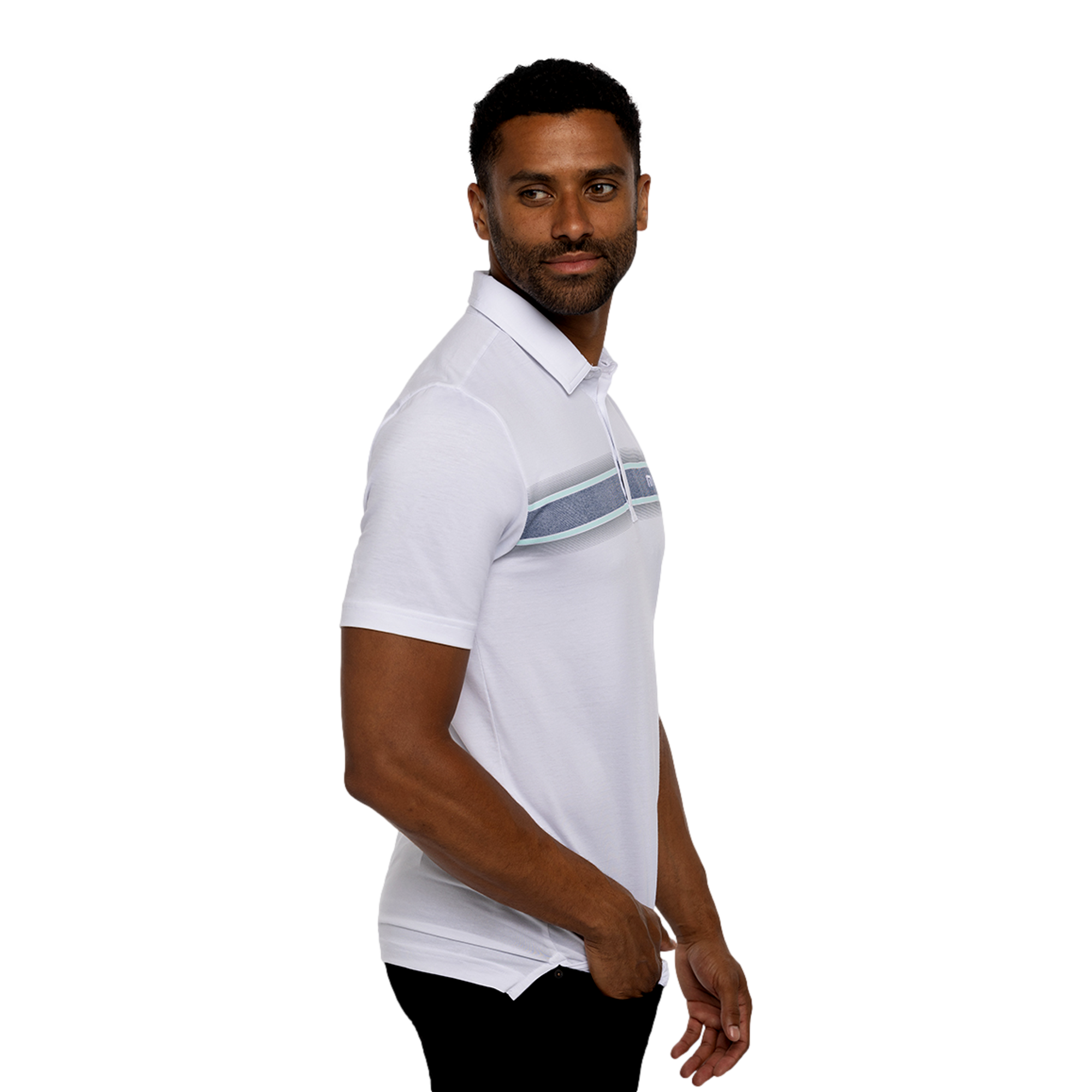 Lime On The Rim Men's Short Sleeve Golf Polo Shirt