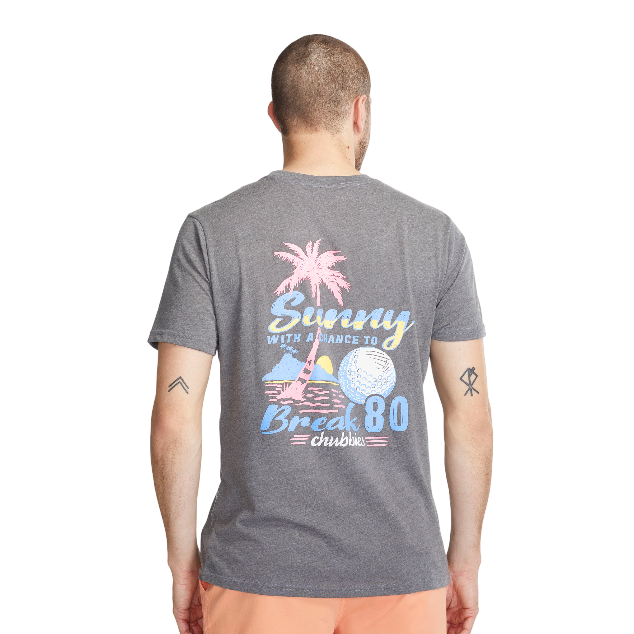 Slice Of Paradise Men's Golf T-Shirt