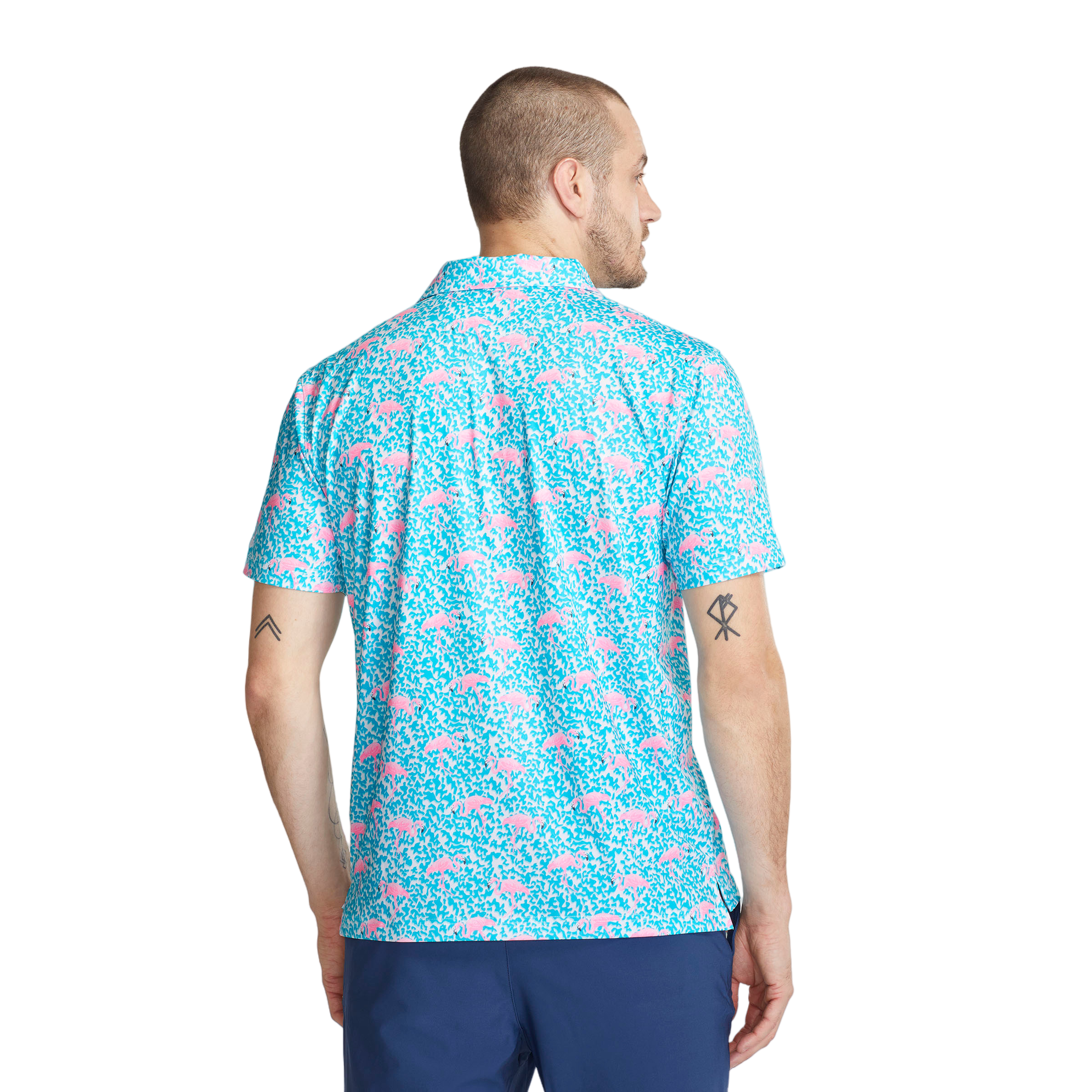 The Domingo Men's Short Sleeve Golf Polo Shirt