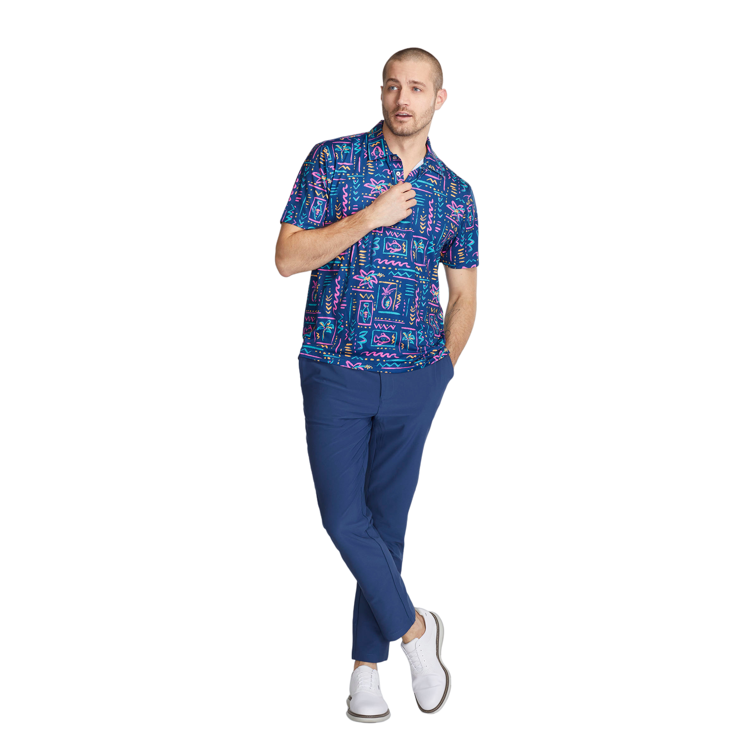 The Every Vibe Men's Short Sleeve Golf Polo Shirt