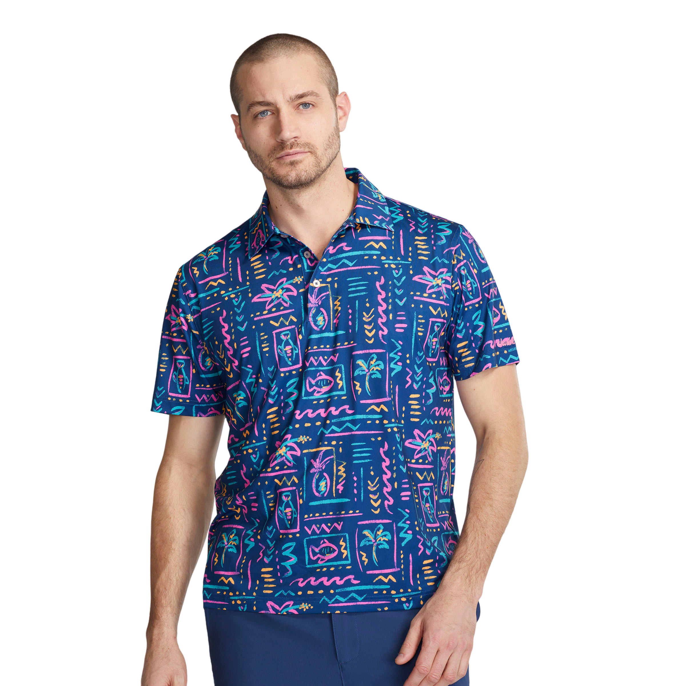 The Every Vibe Men's Short Sleeve Golf Polo Shirt