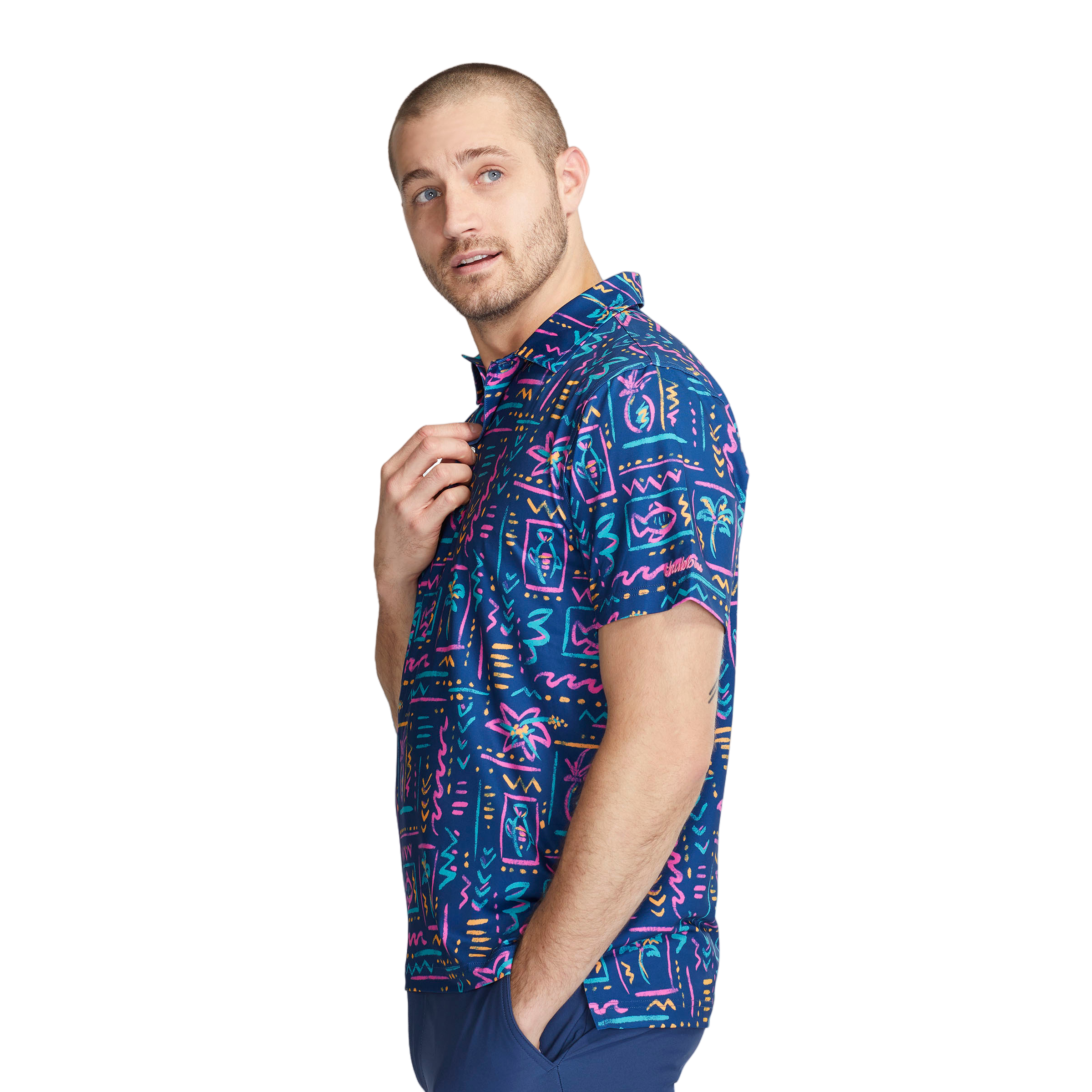 The Every Vibe Men's Short Sleeve Golf Polo Shirt
