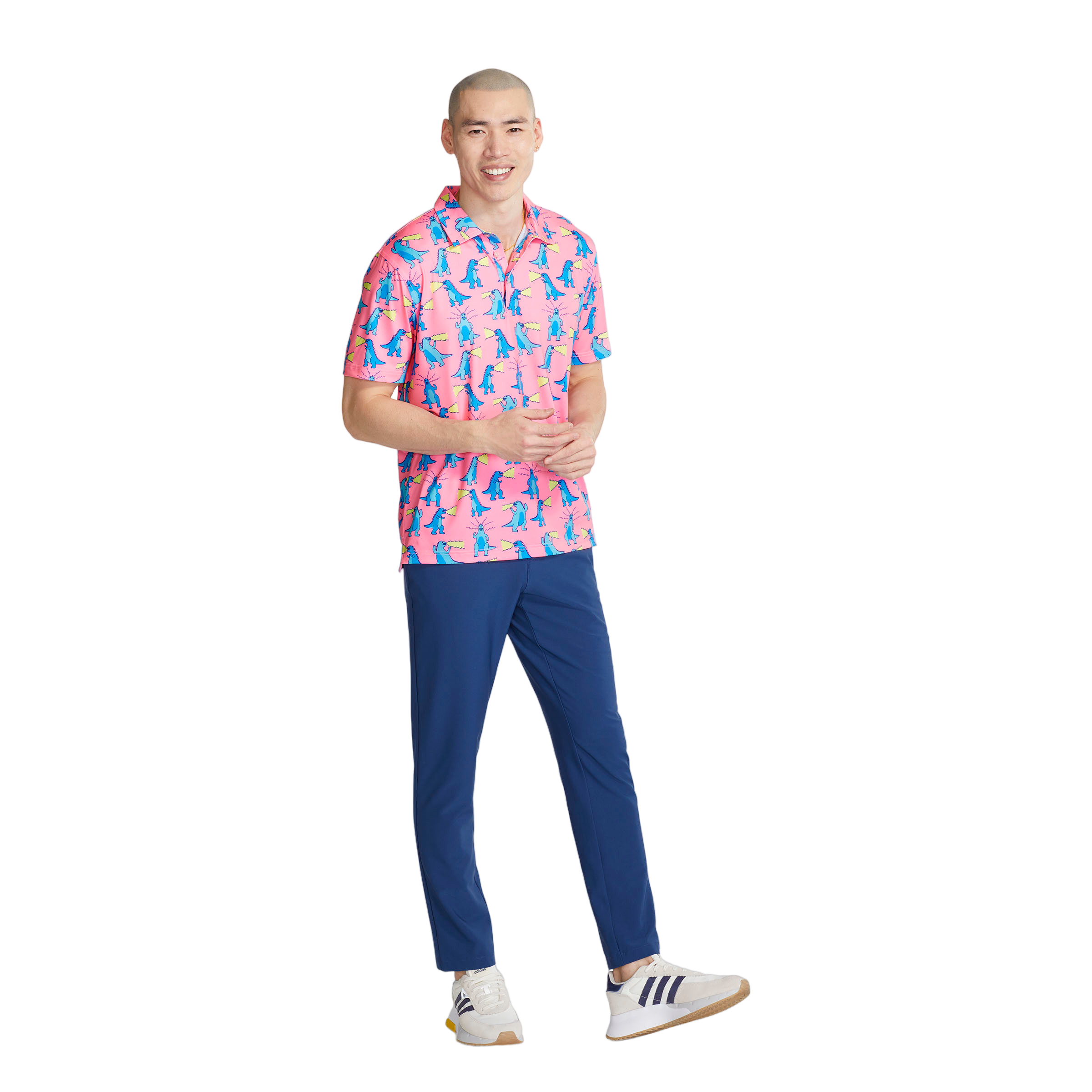 The Hear Me Roar Men's Short Sleeve Golf Polo Shirt