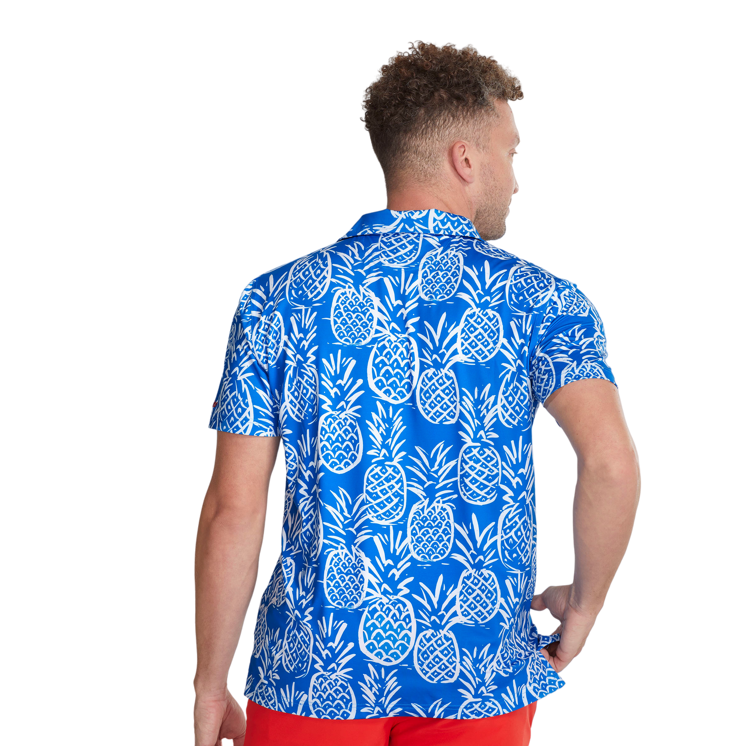 Thigh Napples Men's Short Sleeve Golf Polo Shirt